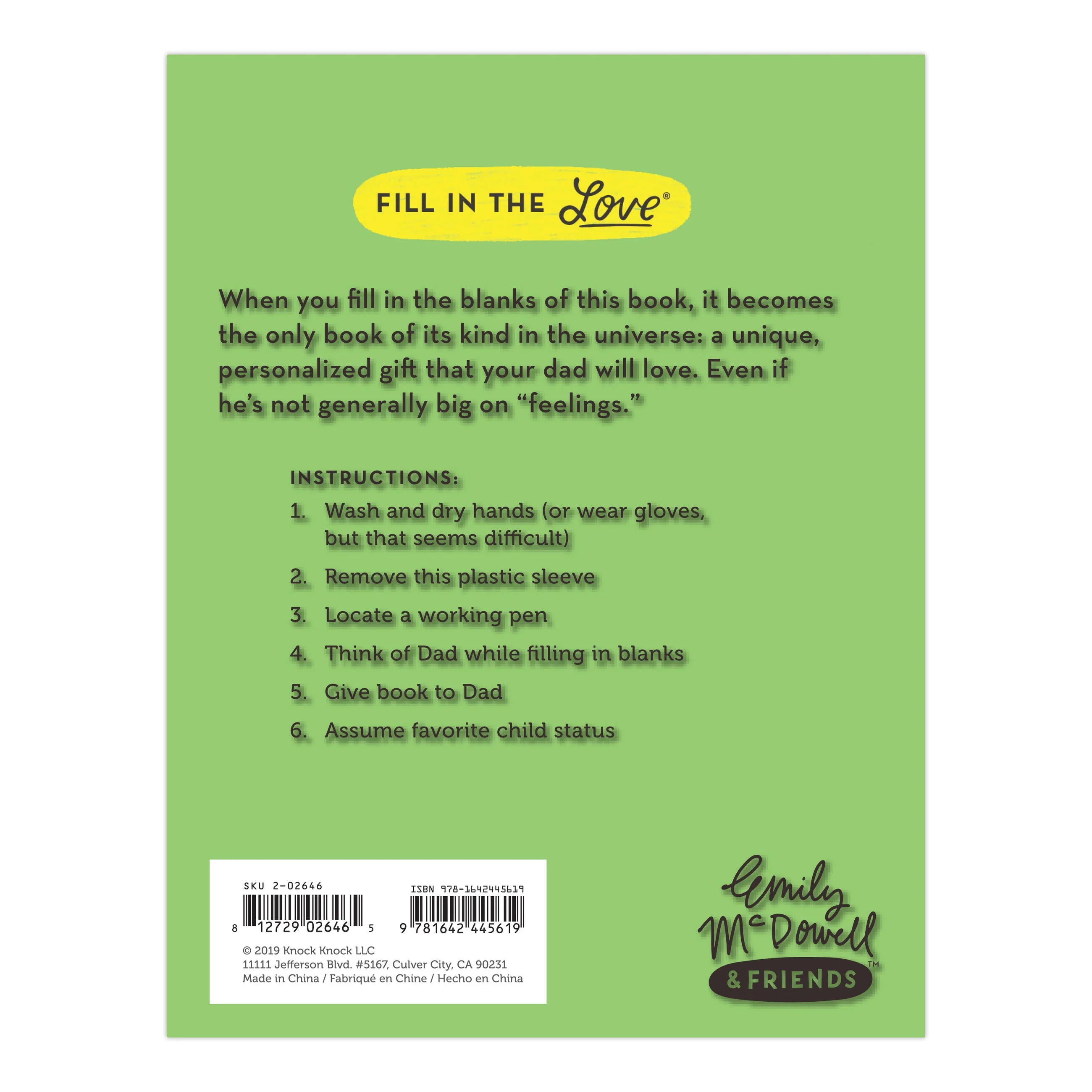 Em & Friends About Dad Fill in the Love Book - Image 3