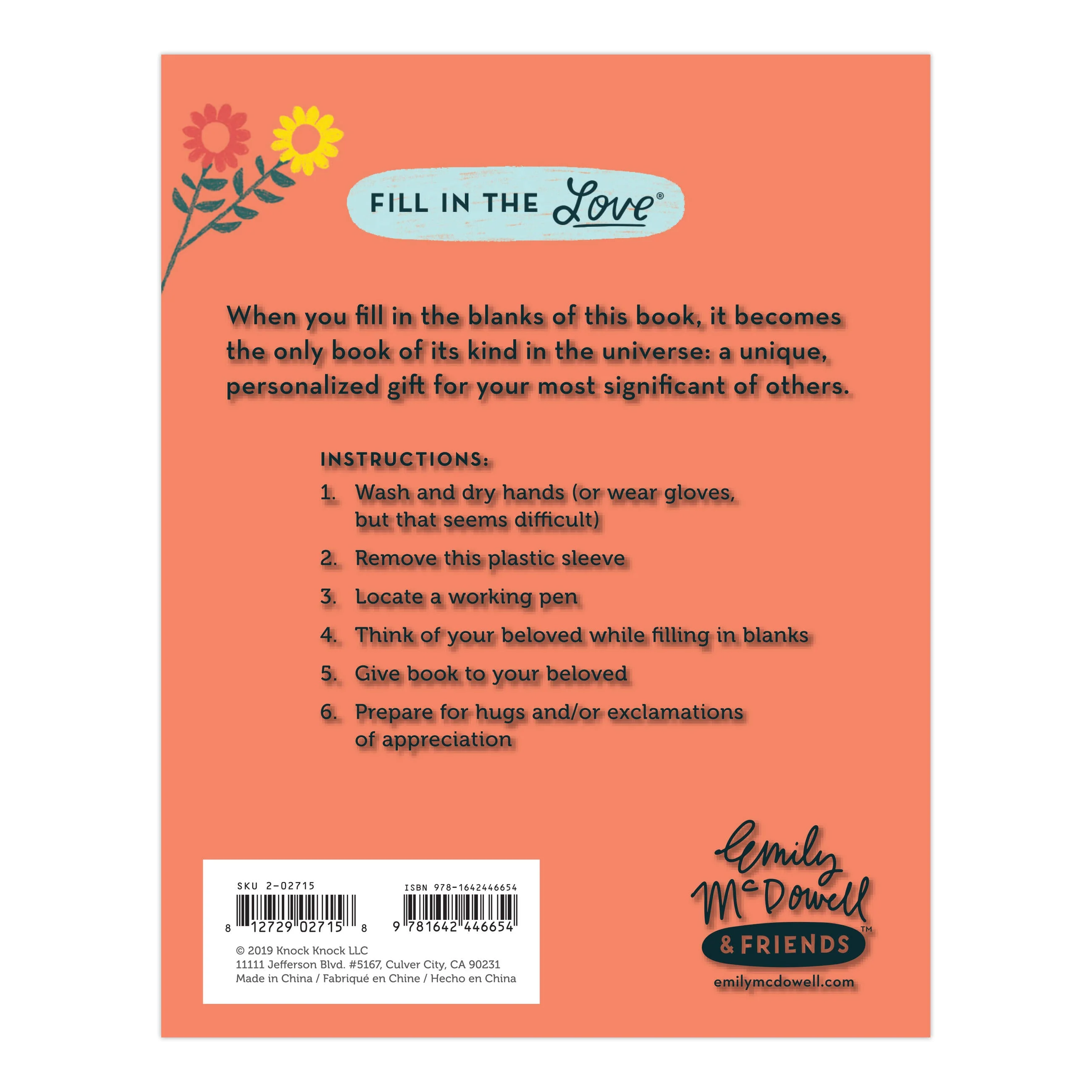 Em & Friends About Us Fill in the Love Book - Image 3