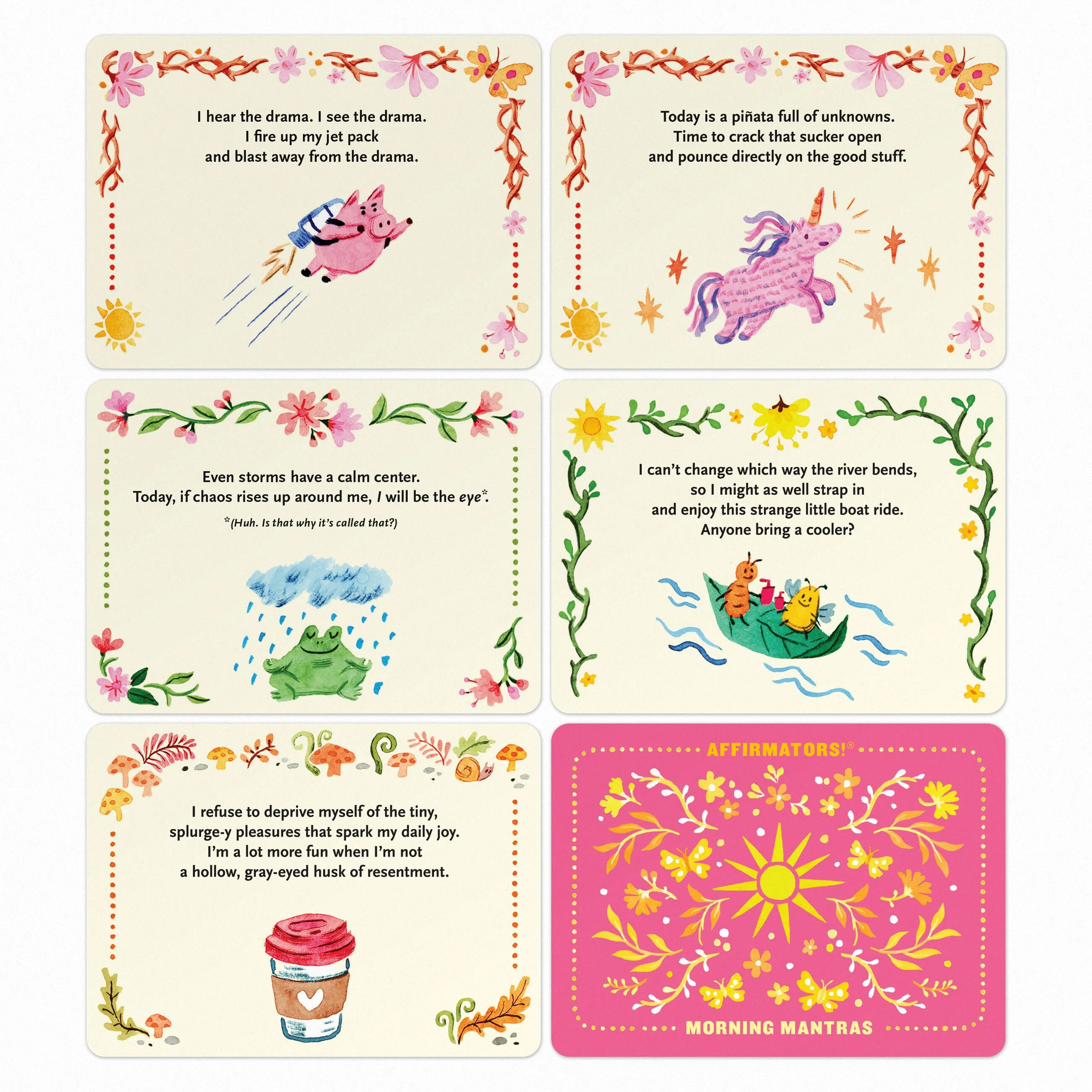 Affirmators! Mantras Morning Day Affirmation Cards Deck (30 Cards) - Image 3