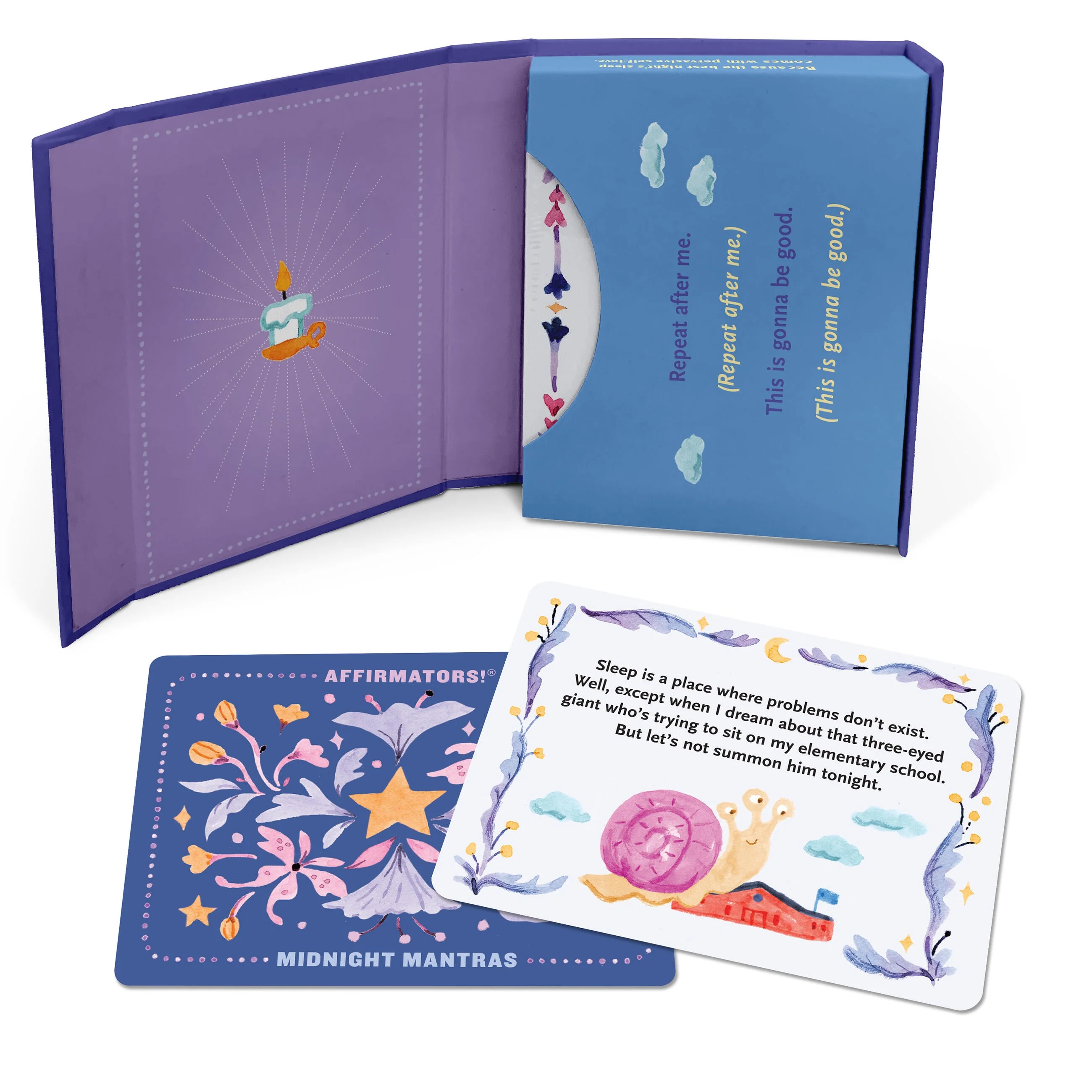 Affirmators! Mantras Midnight Late Night Affirmation Cards Deck (30 Cards) - Image 4