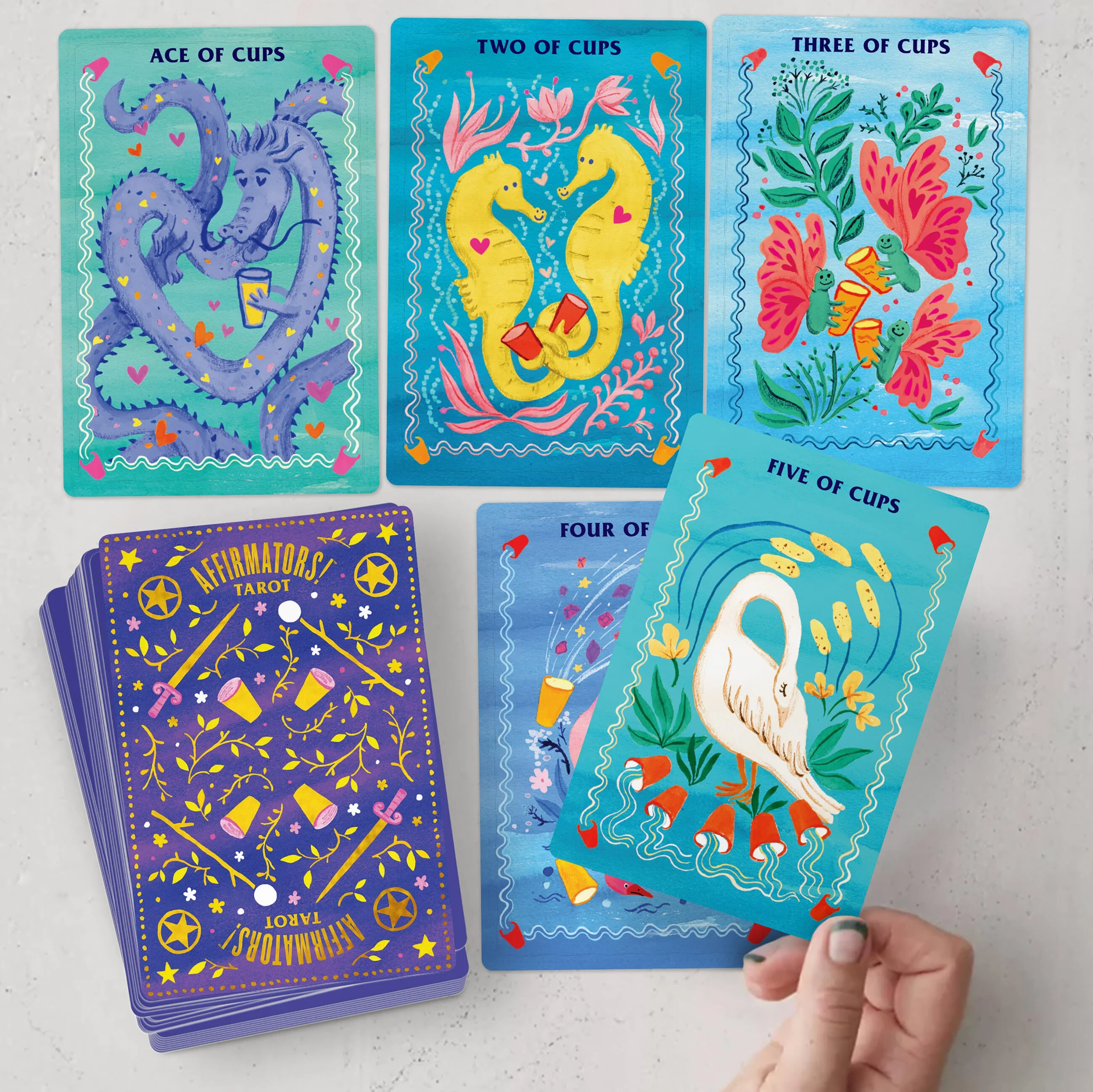 Affirmators! Tarot Cards Deck - Daily Affirmation Tarot Cards with Positive Affirmations For Magical Guidance from the Universe to Help You Help Yourself without the Self-Helpy-Ness - Image 6