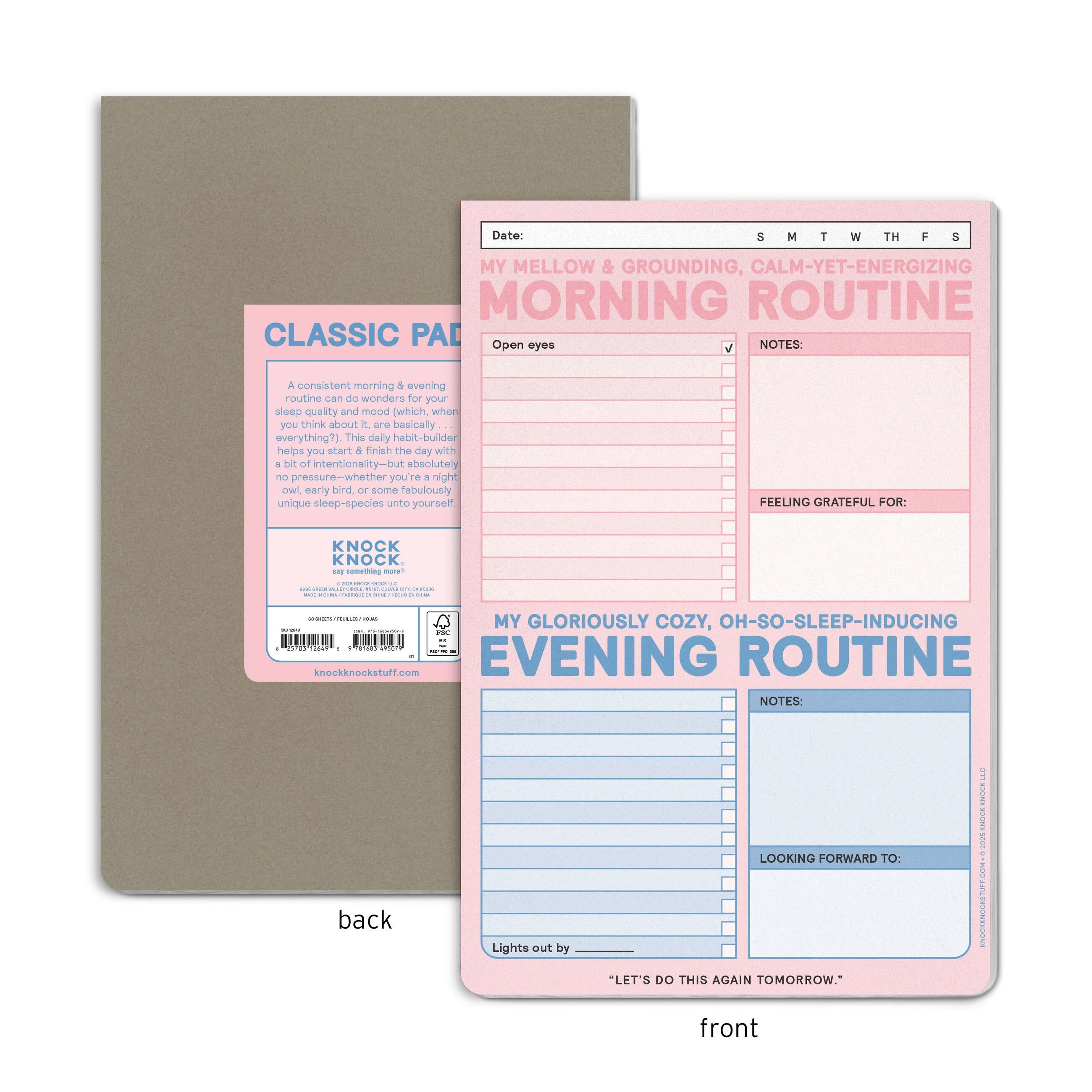 AM/PM Routine Pad - Morning Routine and Evening Routine Tracker Pad - Image 2