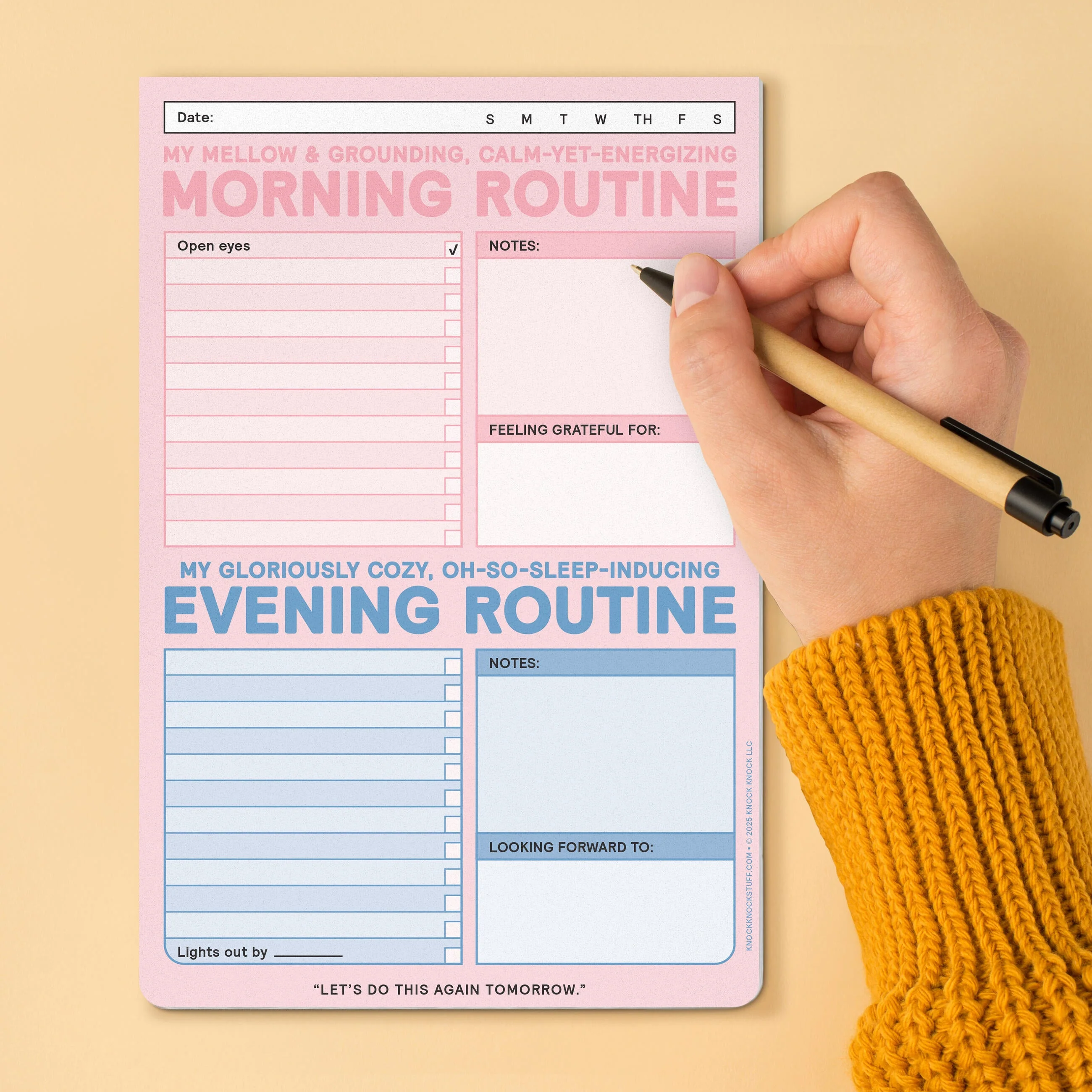 AM/PM Routine Pad - Morning Routine and Evening Routine Tracker Pad - Image 5