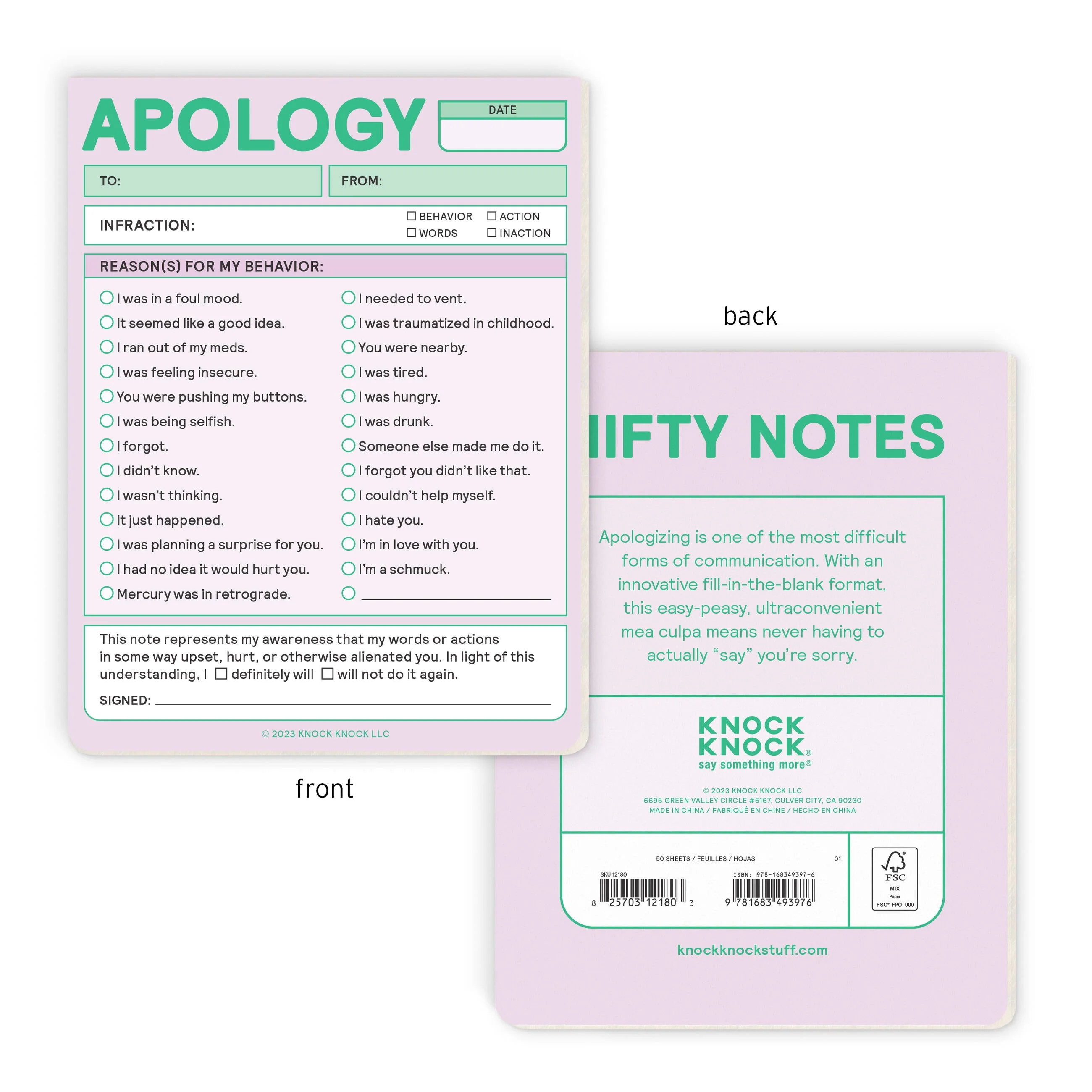 Apology Nifty Note (Second Edition) - Image 2