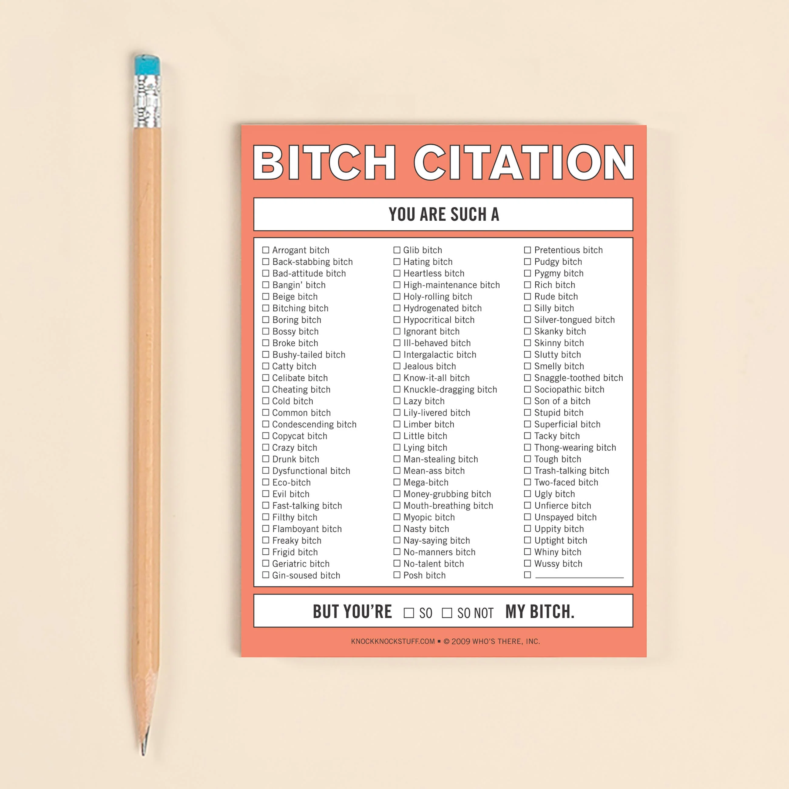 Bitch Citation Nifty Note Pad - Image 4