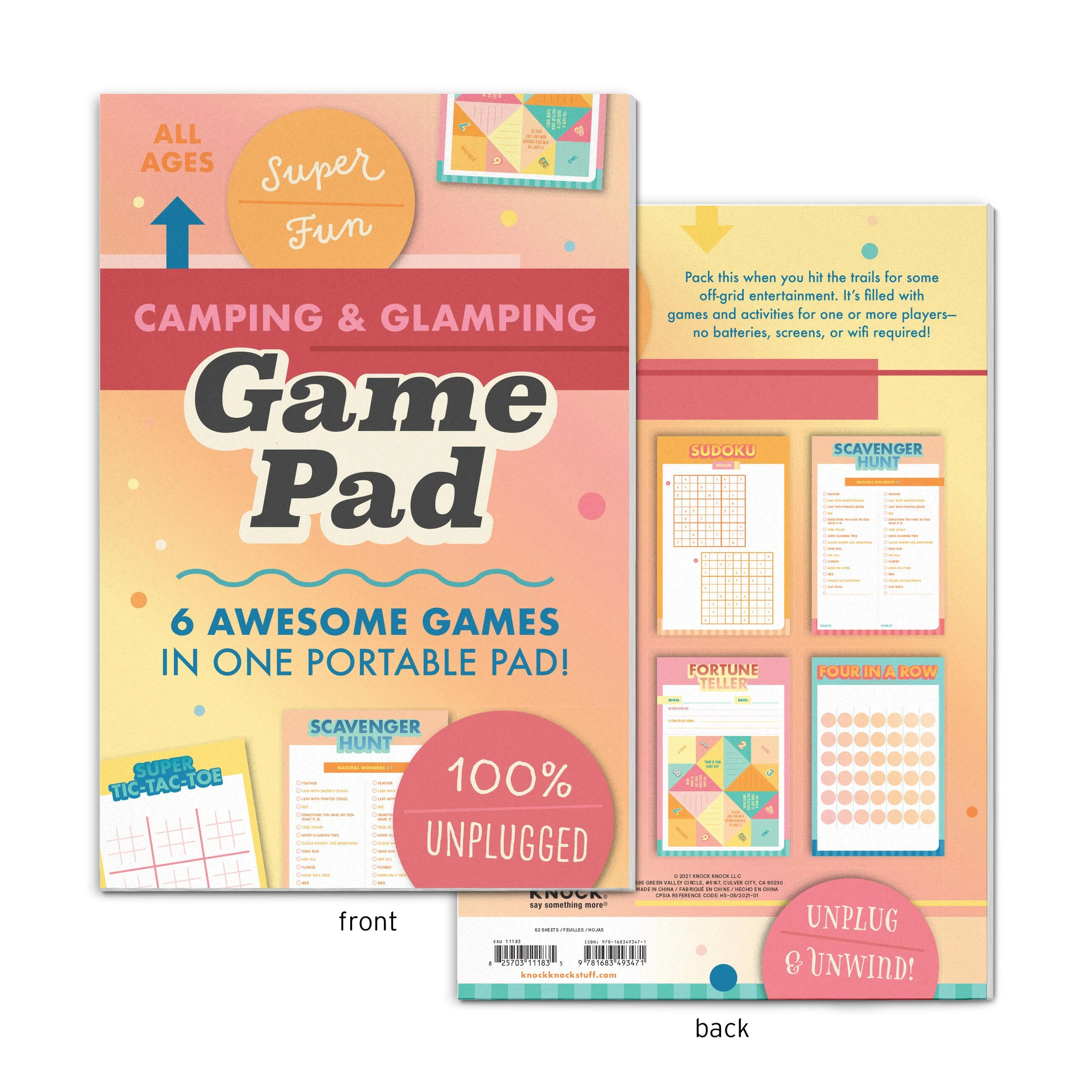 Camping & Glamping On-The-Go Game Pad, Glamping & Outdoor Activity Book for Kids - Image 5
