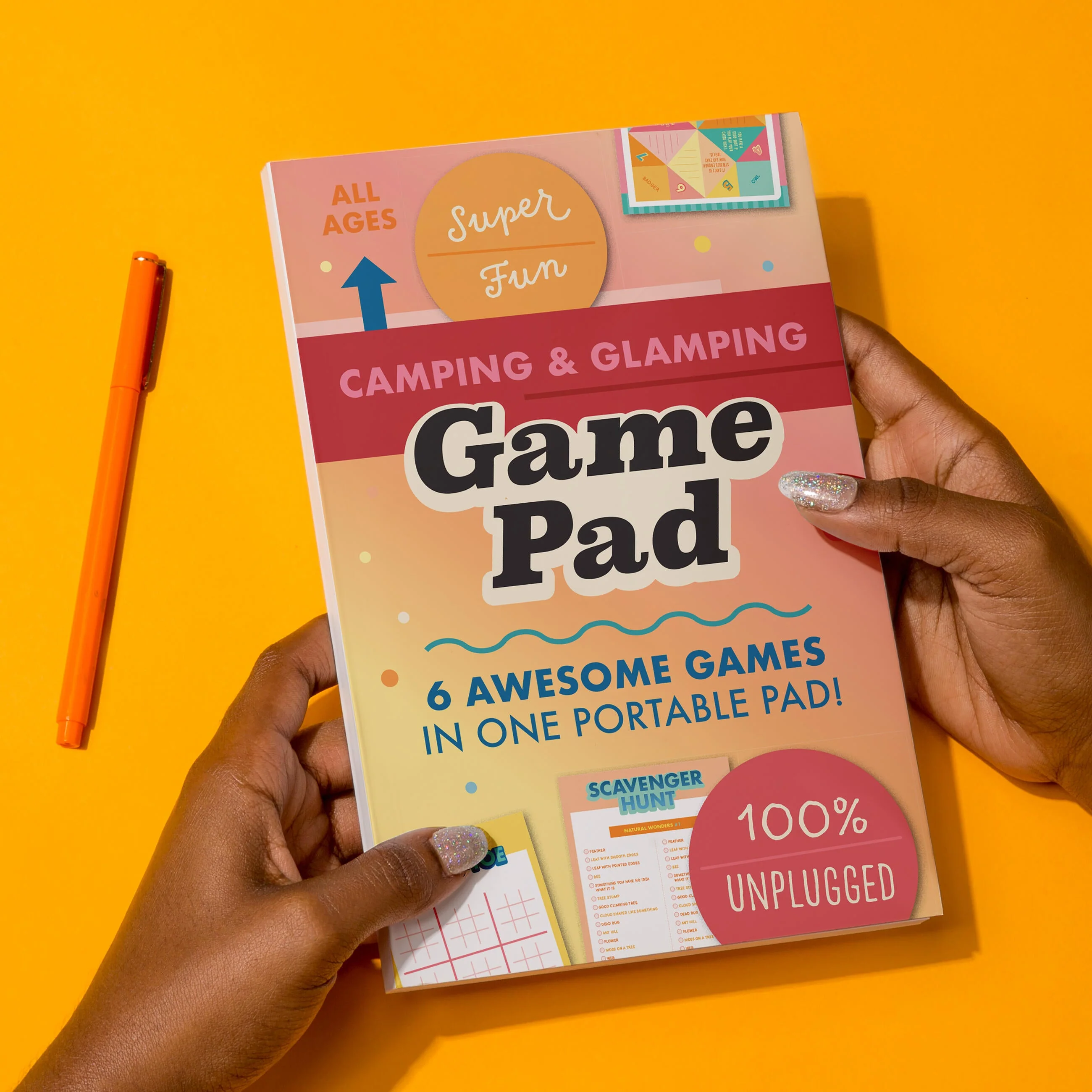 Camping & Glamping On-The-Go Game Pad, Glamping & Outdoor Activity Book for Kids - Image 7