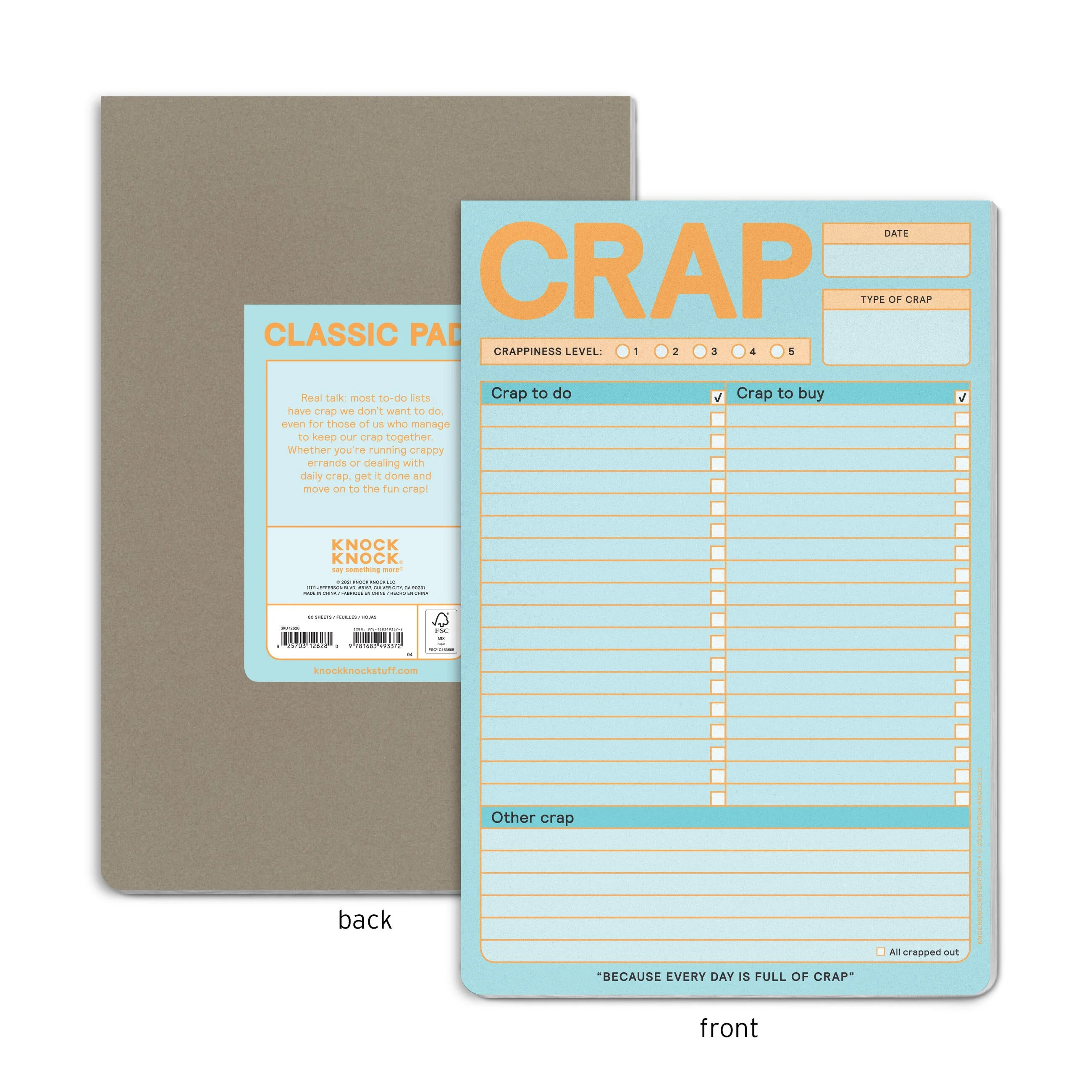 Crap Pad, To Do List Note Pad (Pastel Version) - Image 2