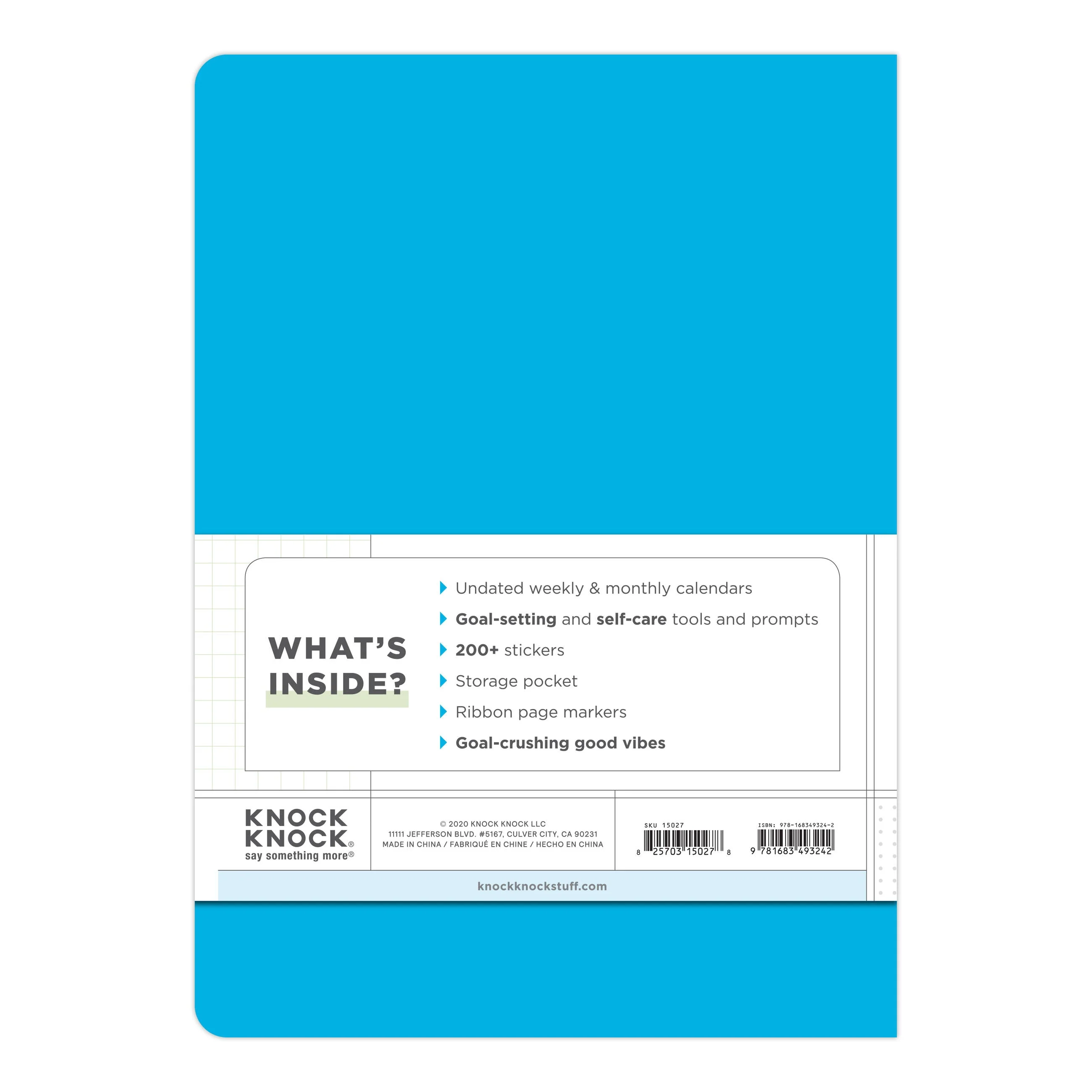 Crush Those Goals Undated Planner and Weekly Agenda Notebook - Image 3