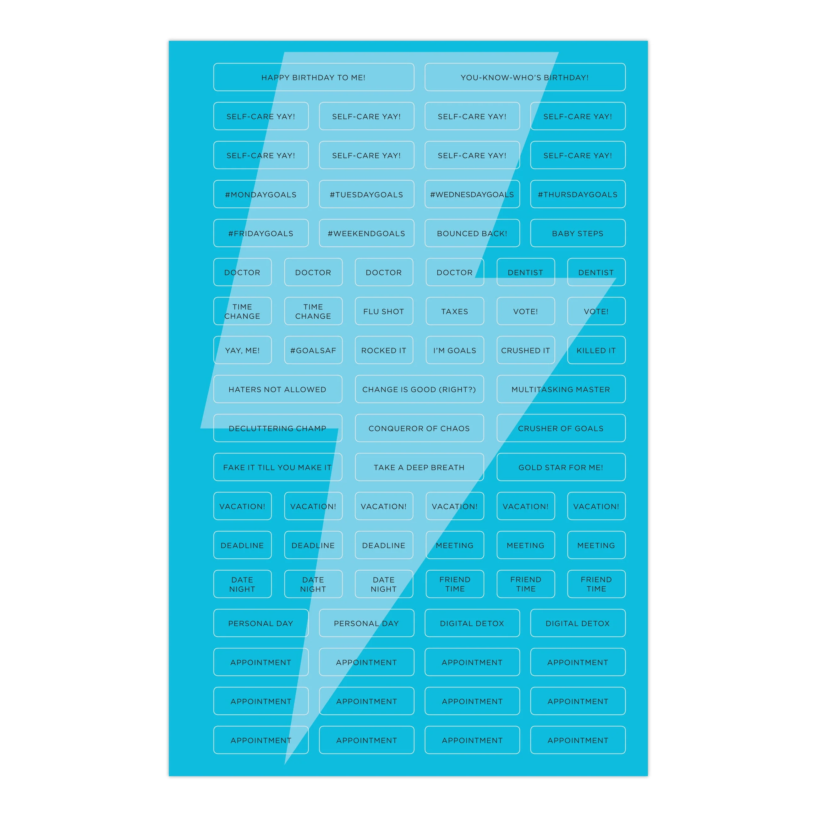 Crush Those Goals Undated Planner and Weekly Agenda Notebook - Image 7