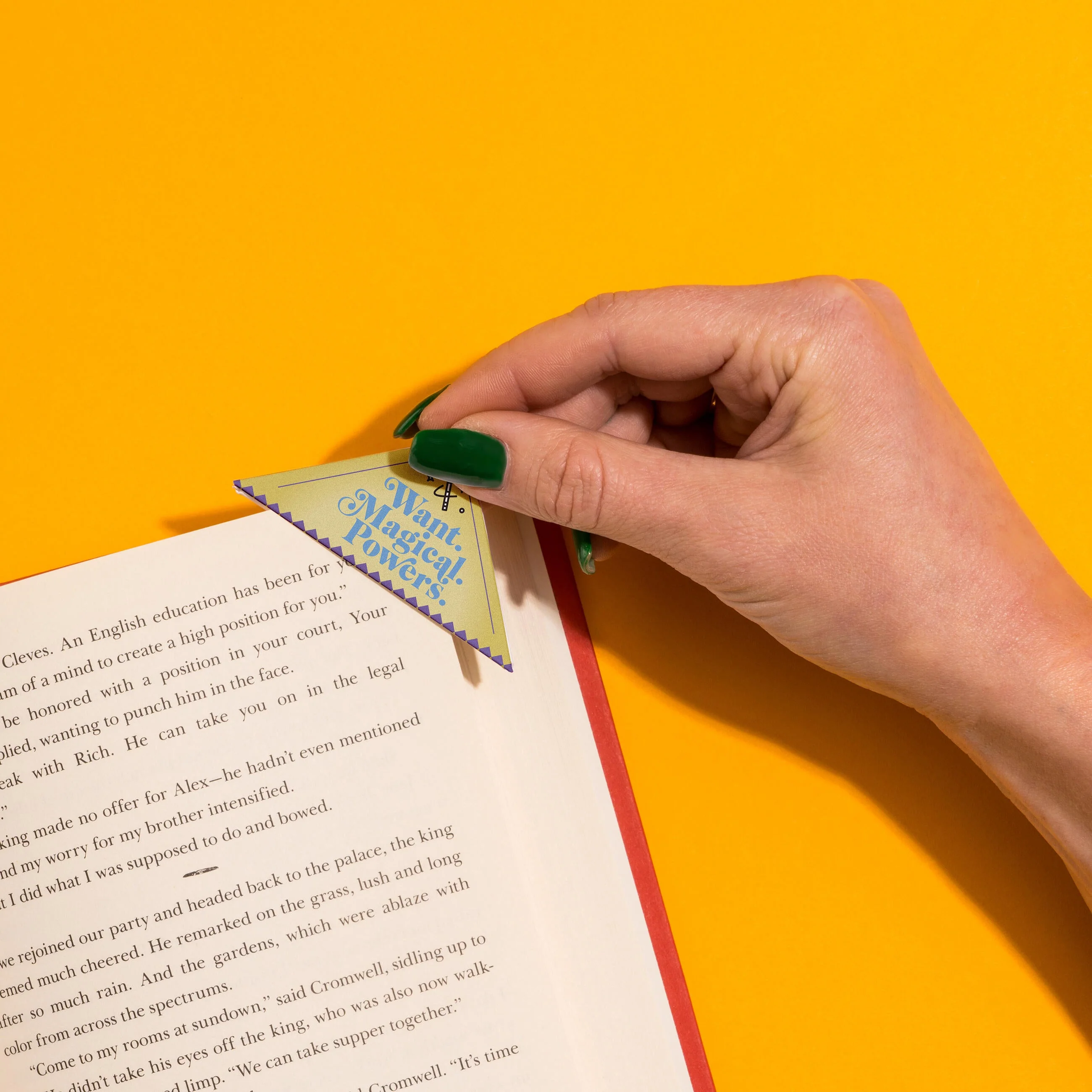 Fantasy Lovers Bookmark Corners, Set of 3 Unique Cardstock Bookmarks - Image 5