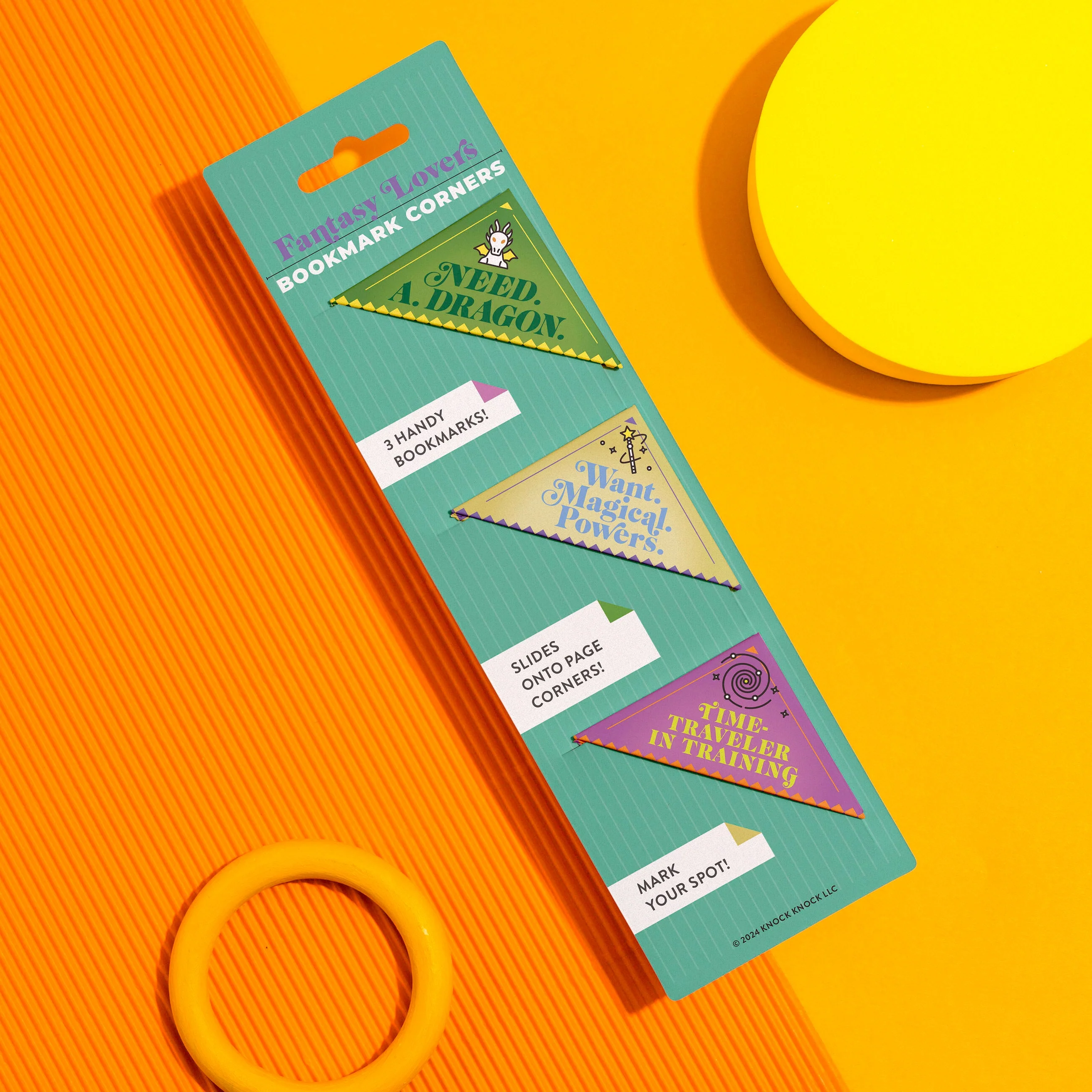 Fantasy Lovers Bookmark Corners, Set of 3 Unique Cardstock Bookmarks - Image 6