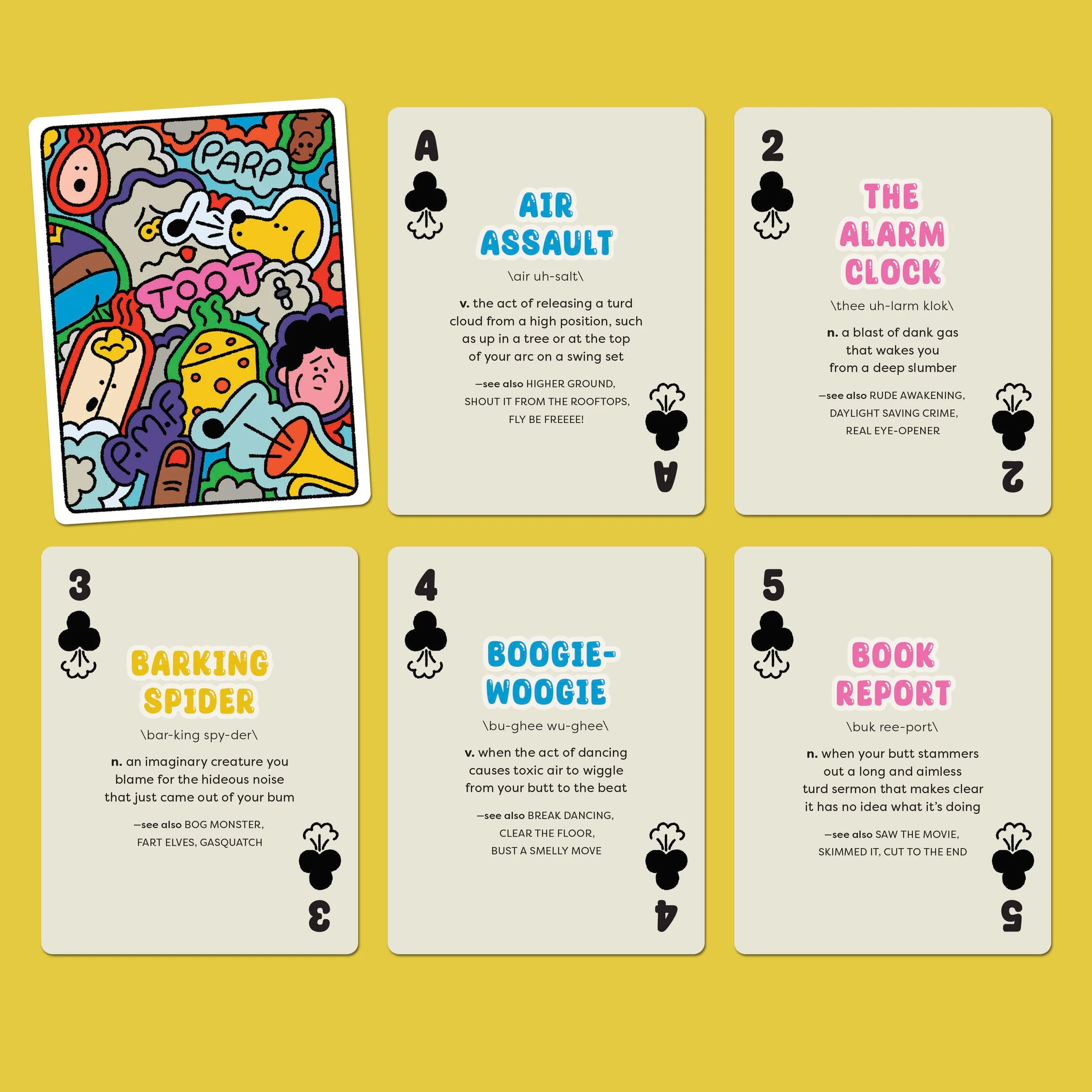 52 Farts Playing Cards - Image 4