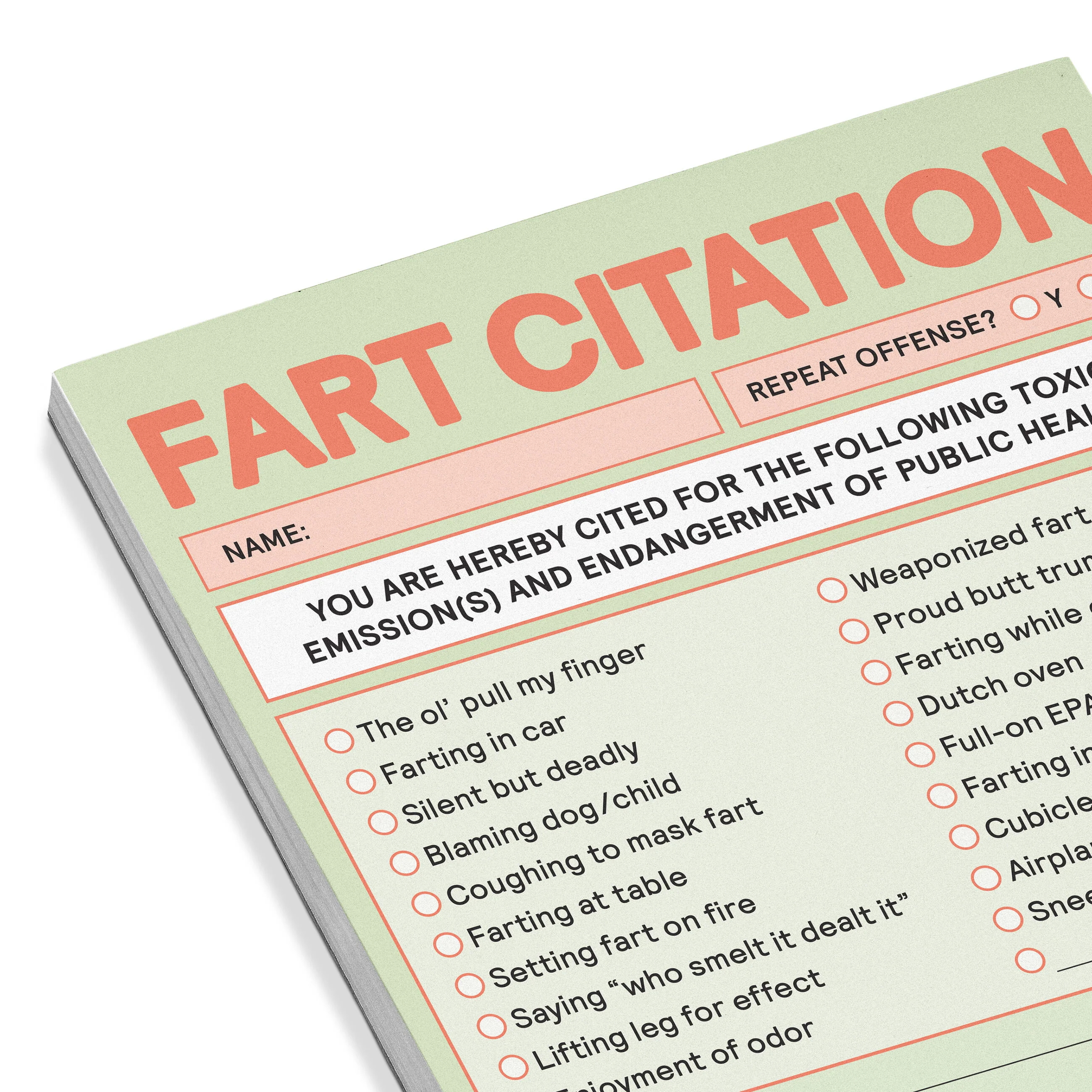 Fart Citation Nifty Note Pad - Image 3
