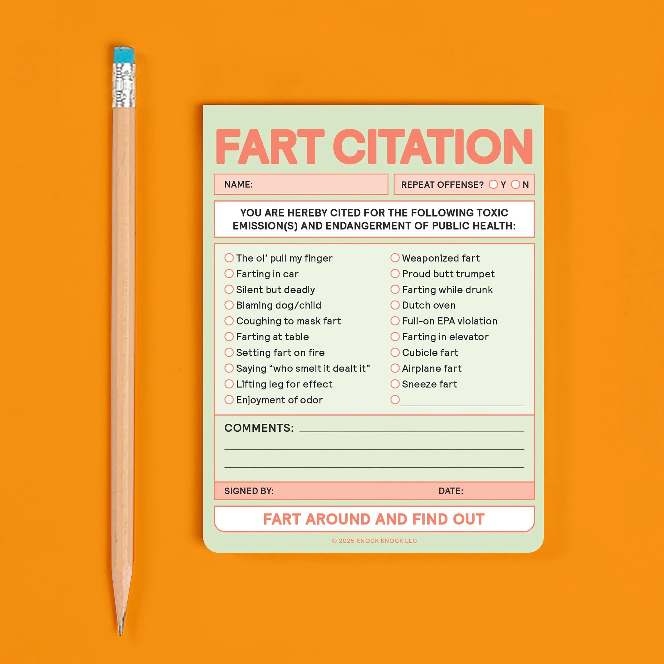 Fart Citation Nifty Note Pad - Image 4