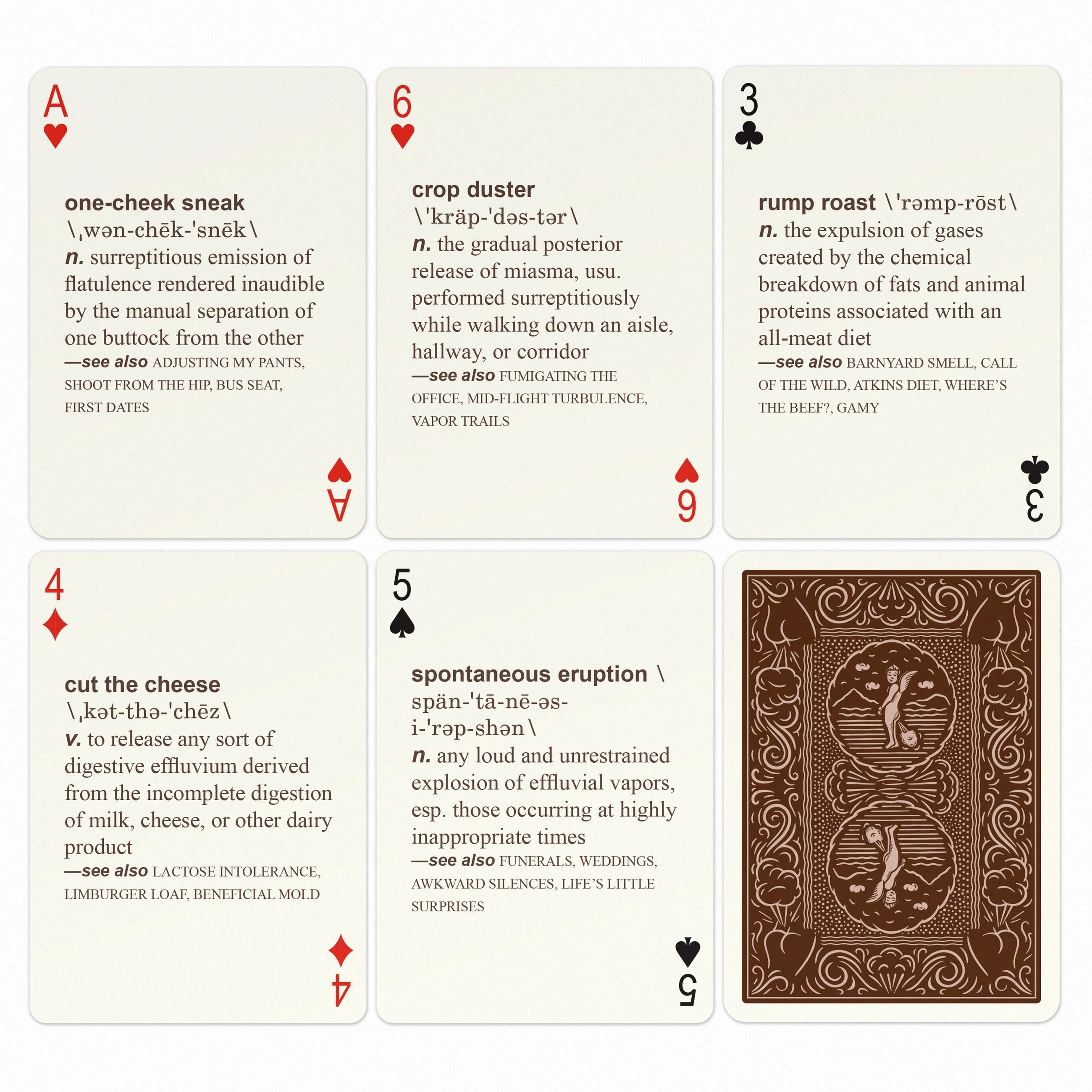 52 Farts Playing Cards Deck - Image 3