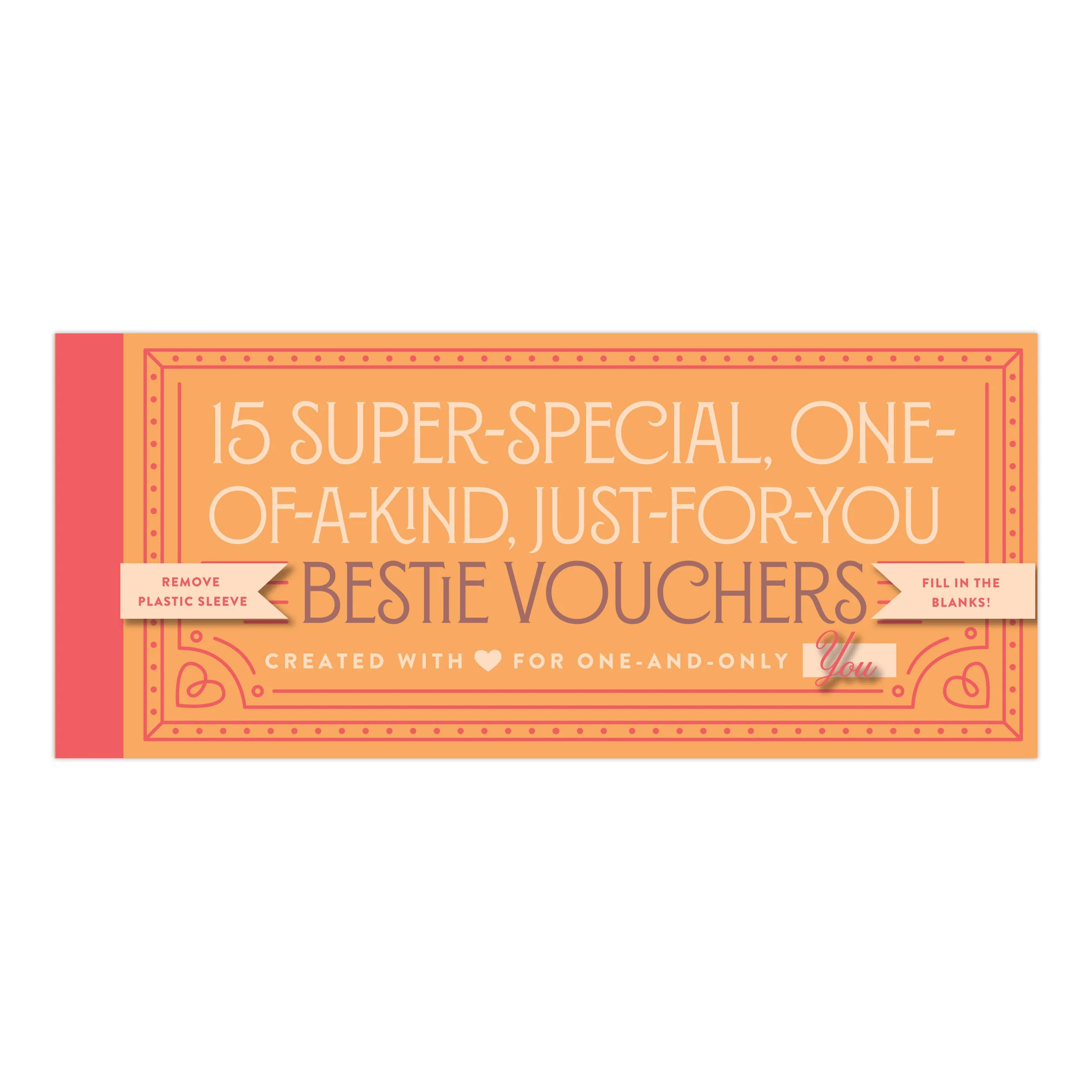 Fill in the Love Bestie Vouchers, Book of 15 Best Friend Coupons - Image 3