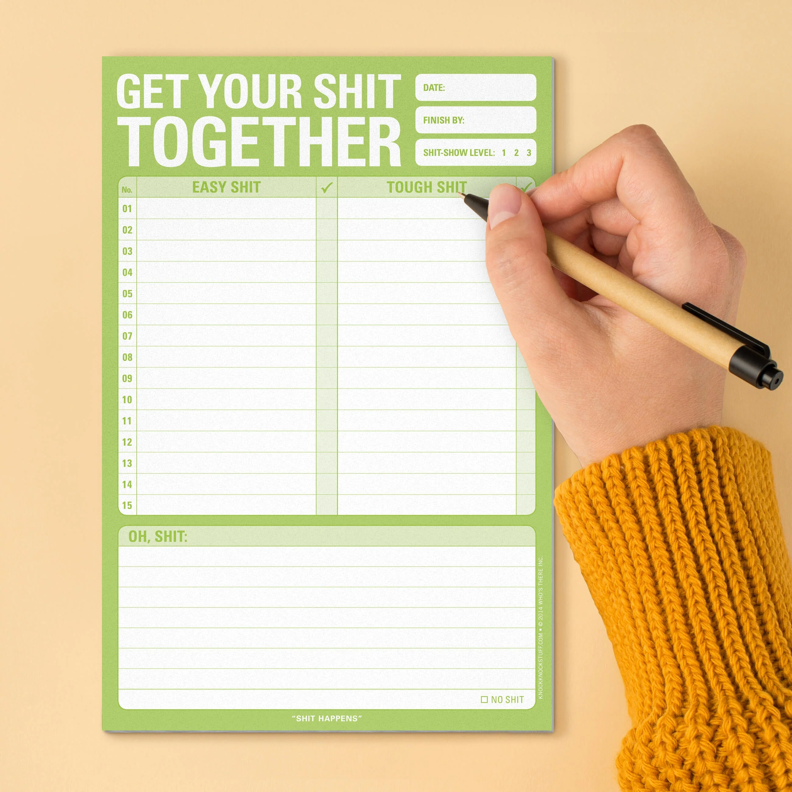 Get Your Shit Together Note Pad (Pad) - Image 3