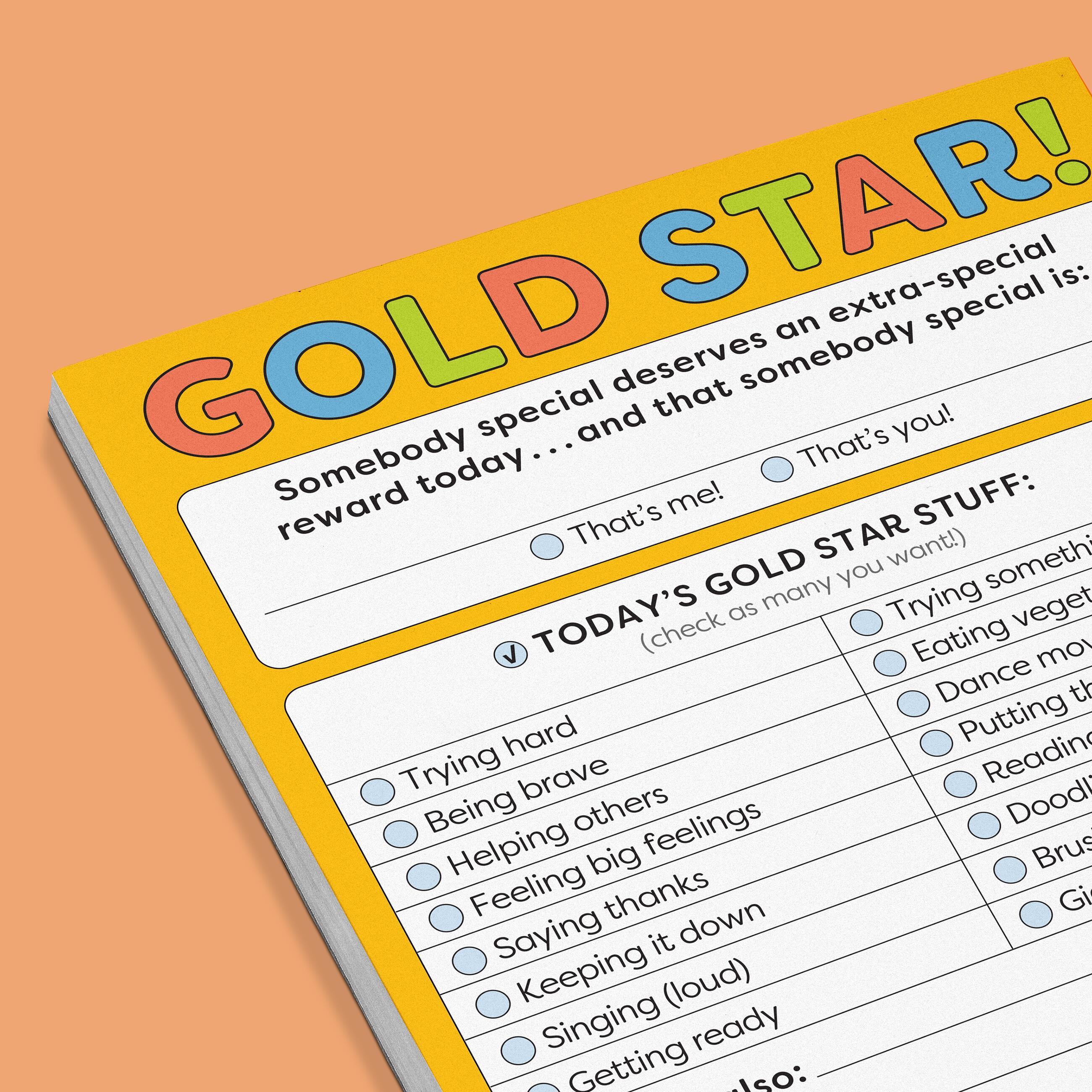Gold Star! Playtime Pad with Sticker Sheet - Image 3
