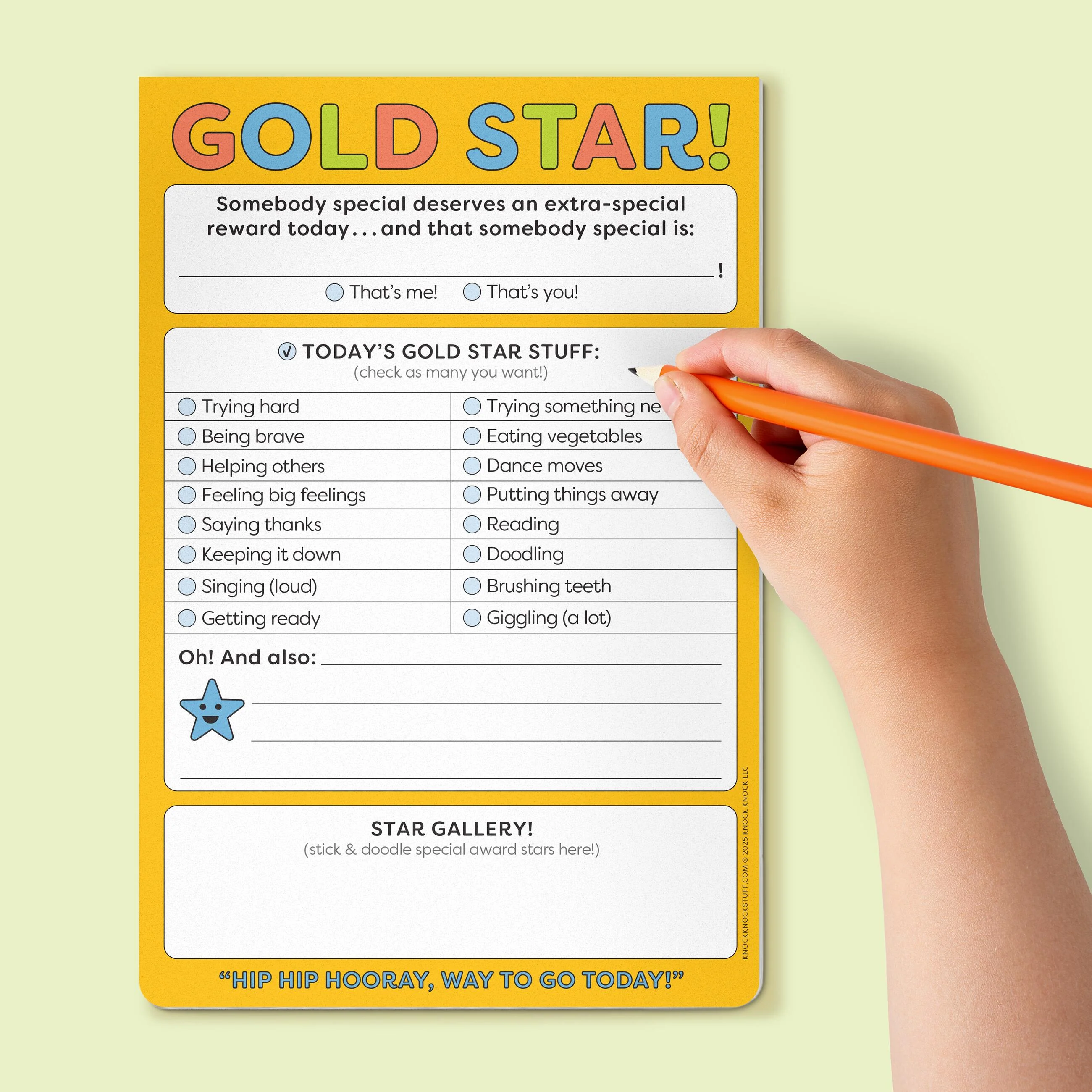 Gold Star! Playtime Pad with Sticker Sheet - Image 4