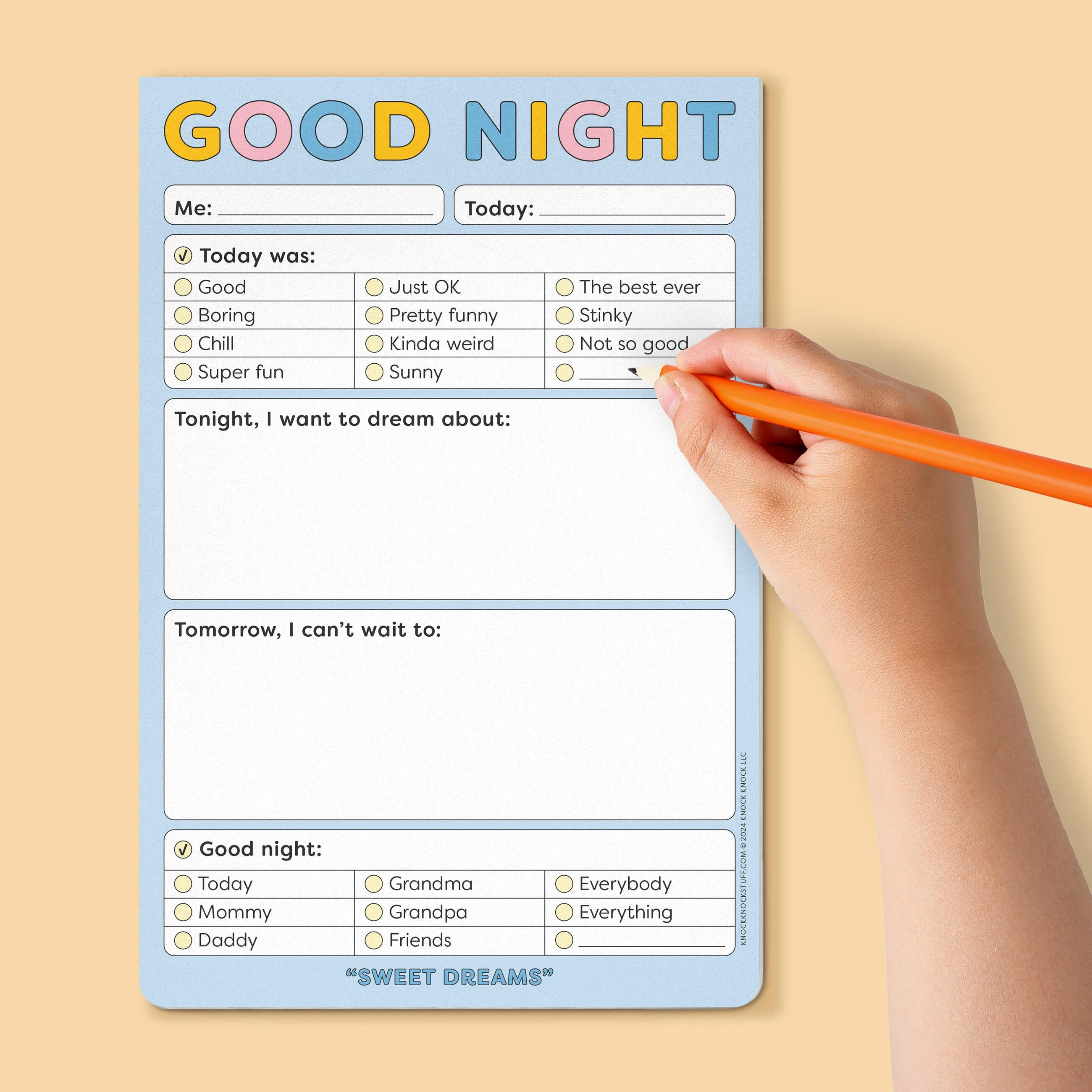 Good Night Playtime Pad with Sticker Sheet - Image 4