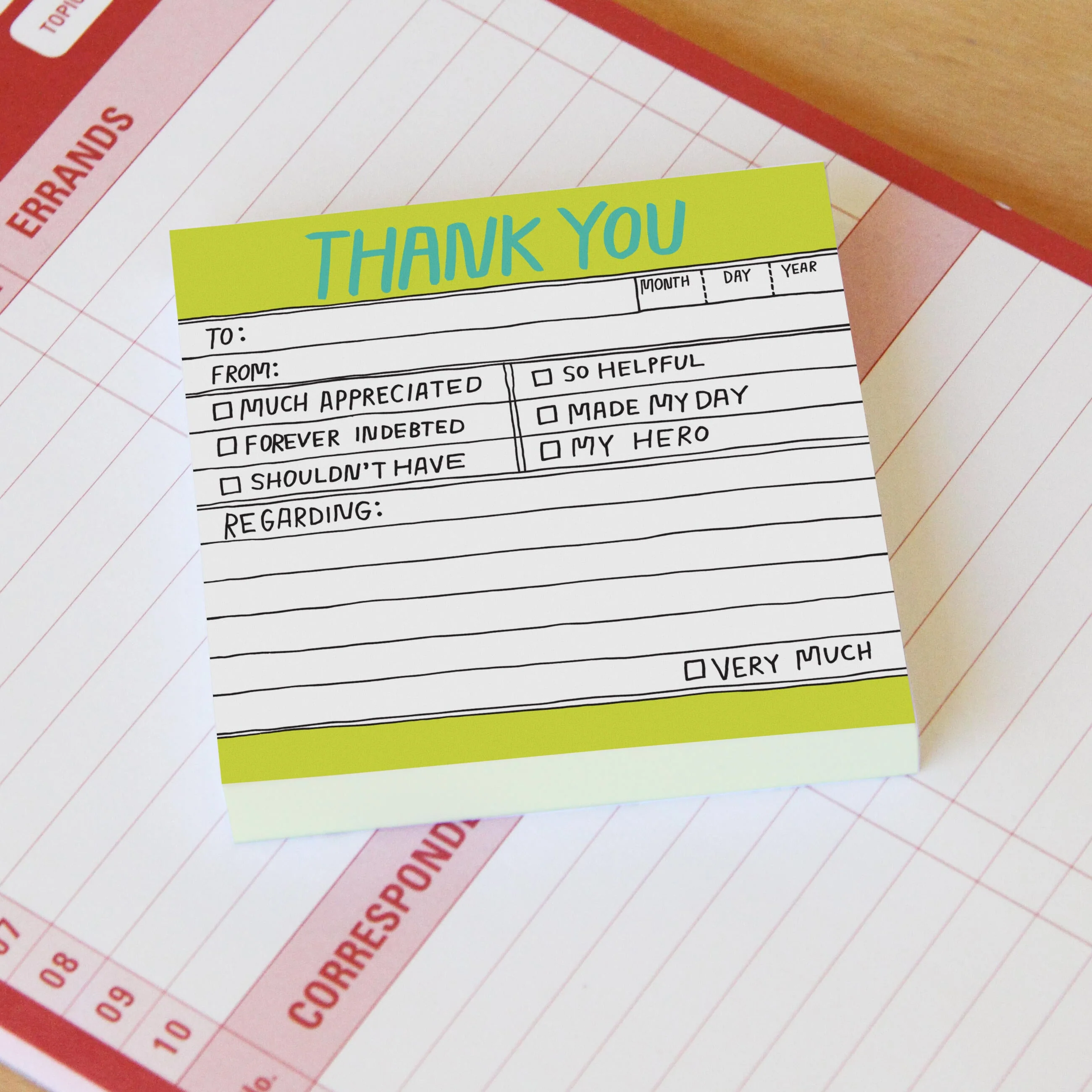 Hand-Lettered Thank You Sticky Notes - Image 3