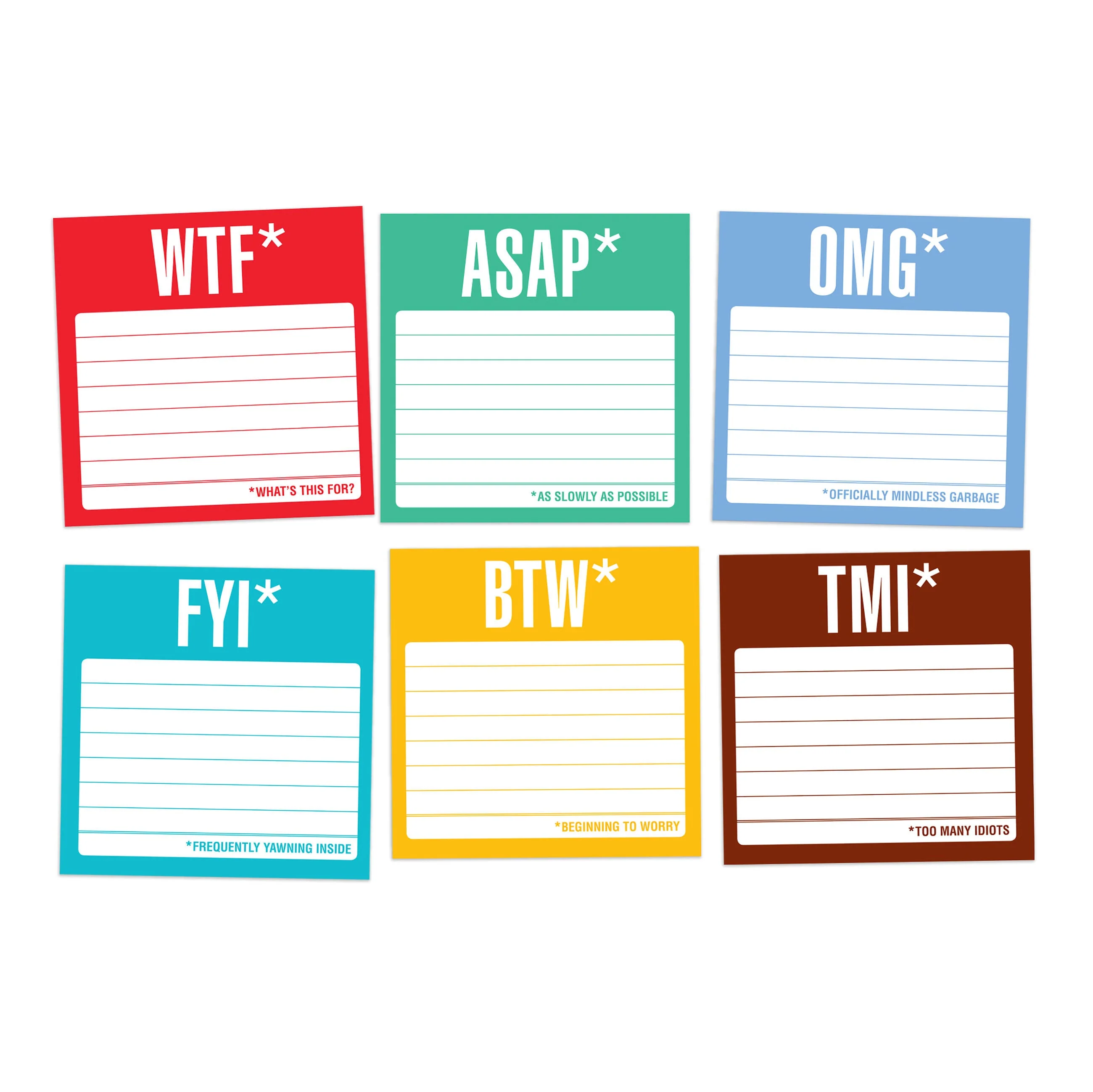 Honest Acronyms Sticky Notes Set / Packet - Image 5