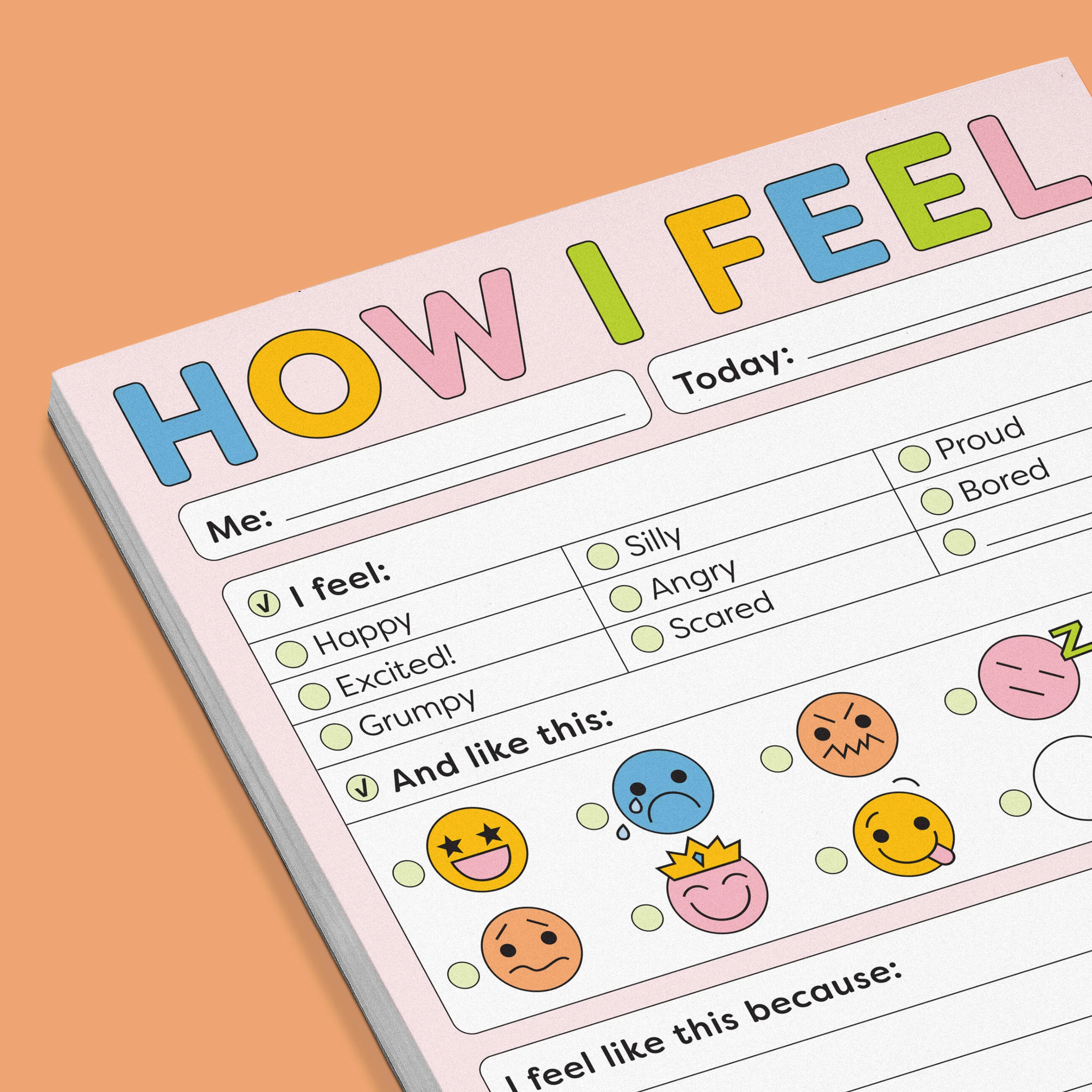 How I Feel Today Playtime Pad with Sticker Sheet - Image 3