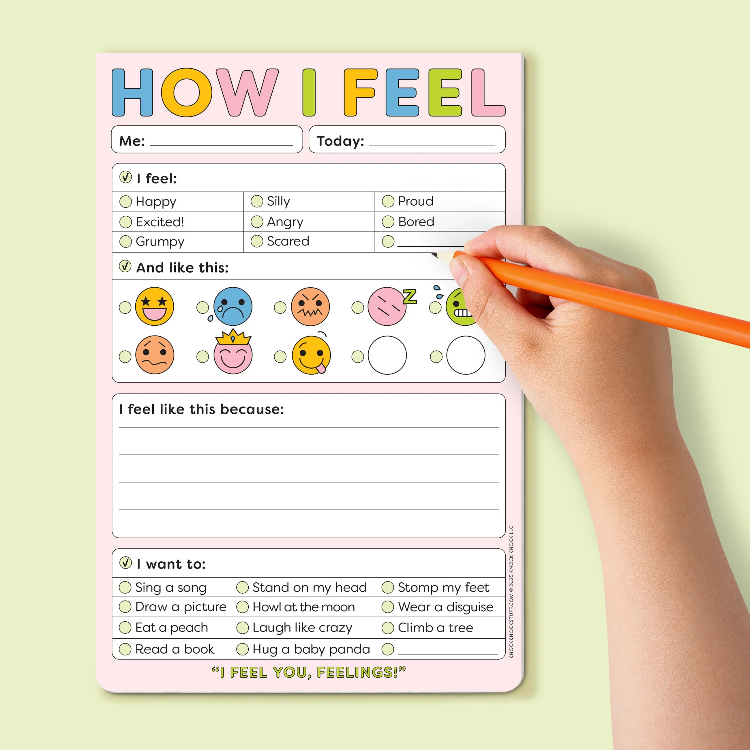 How I Feel Today Playtime Pad with Sticker Sheet - Image 4