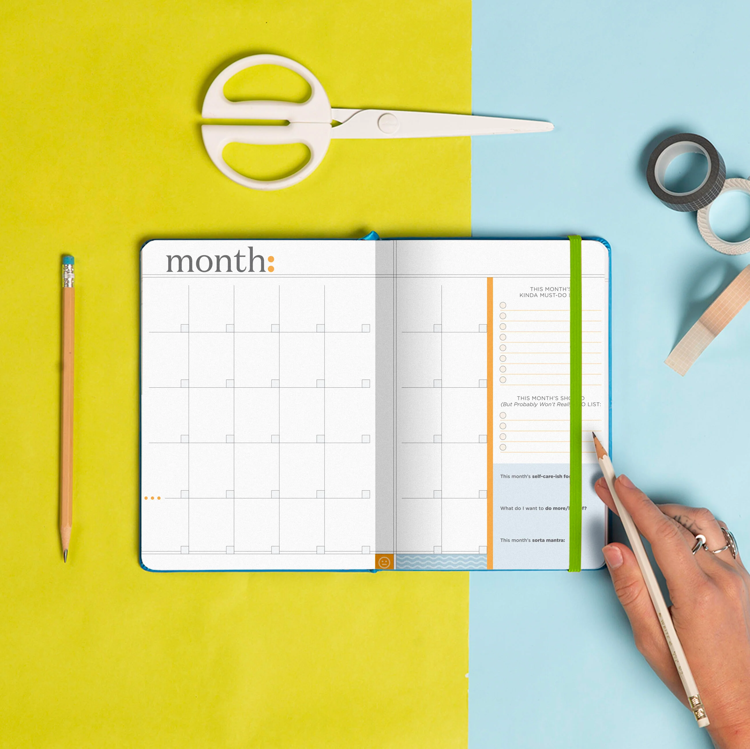 Keepin’ It Kinda, Sorta Together Large Hardcover Planner - Image 3