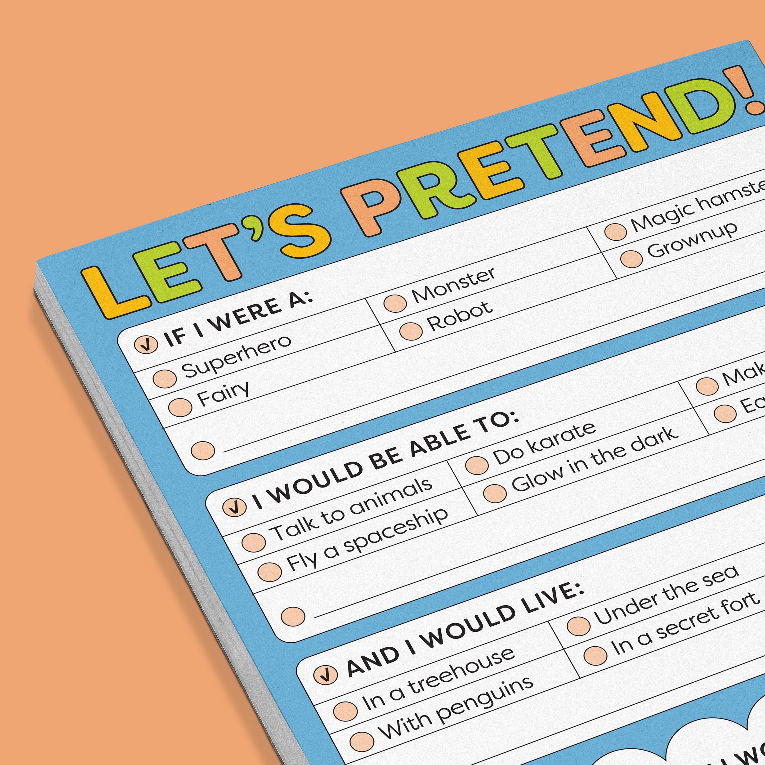 Let's Pretend! Playtime Pad with Sticker Sheet - Image 3