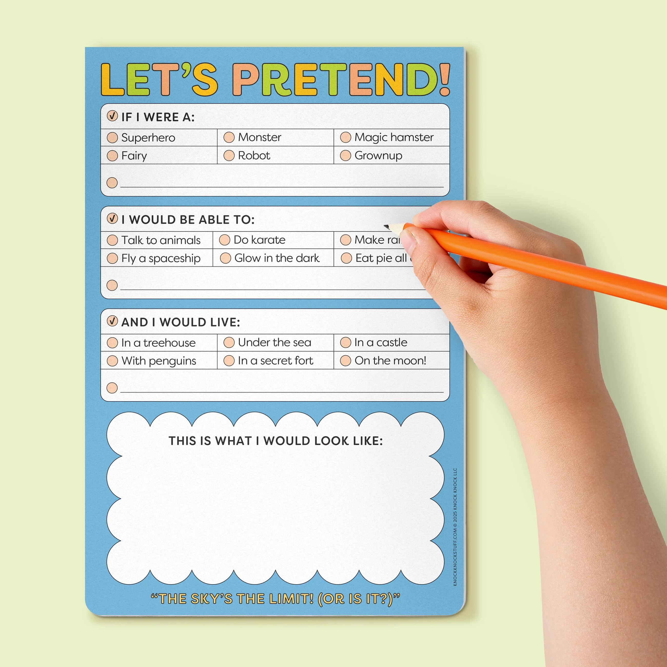 Let's Pretend! Playtime Pad with Sticker Sheet - Image 4