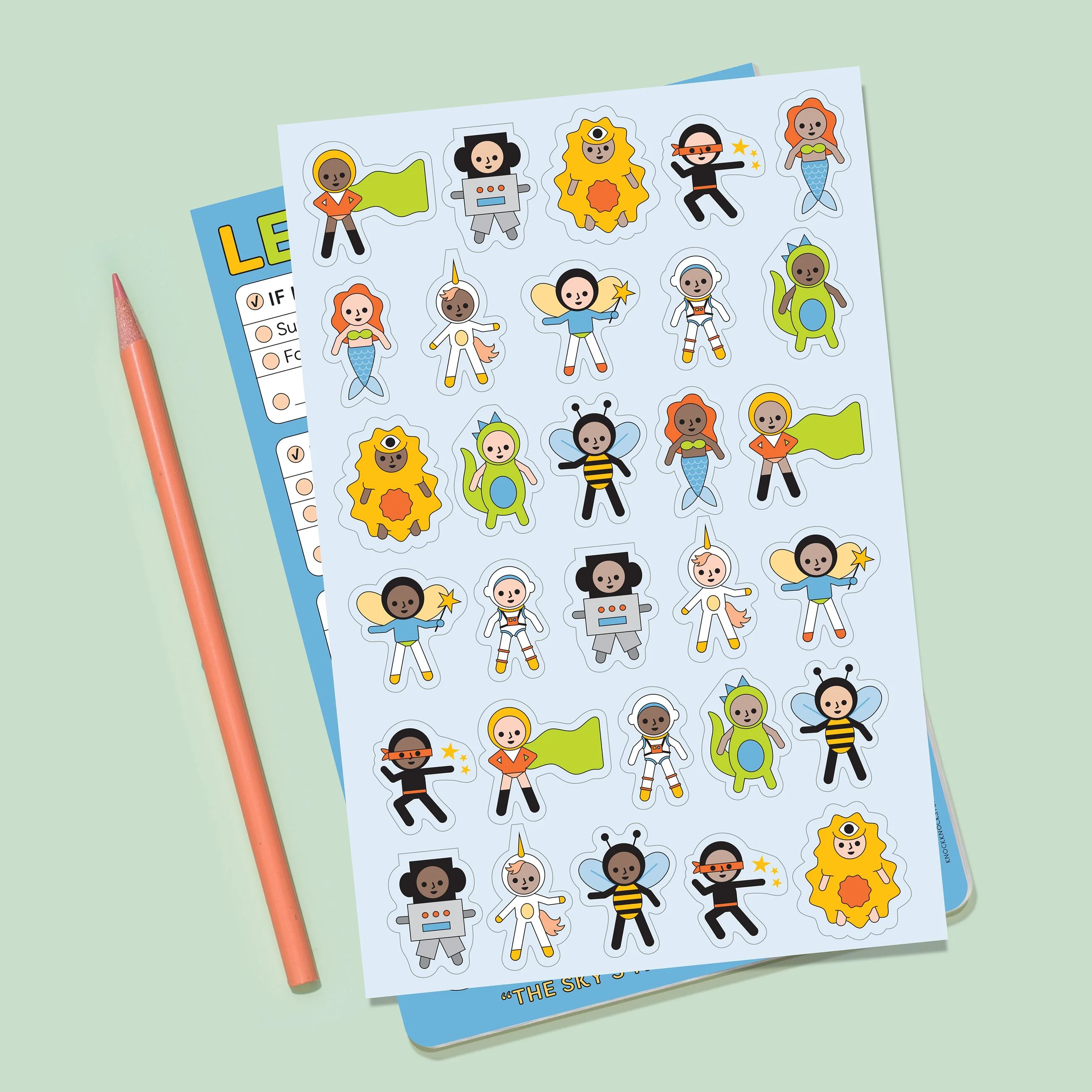 Let's Pretend! Playtime Pad with Sticker Sheet - Image 5