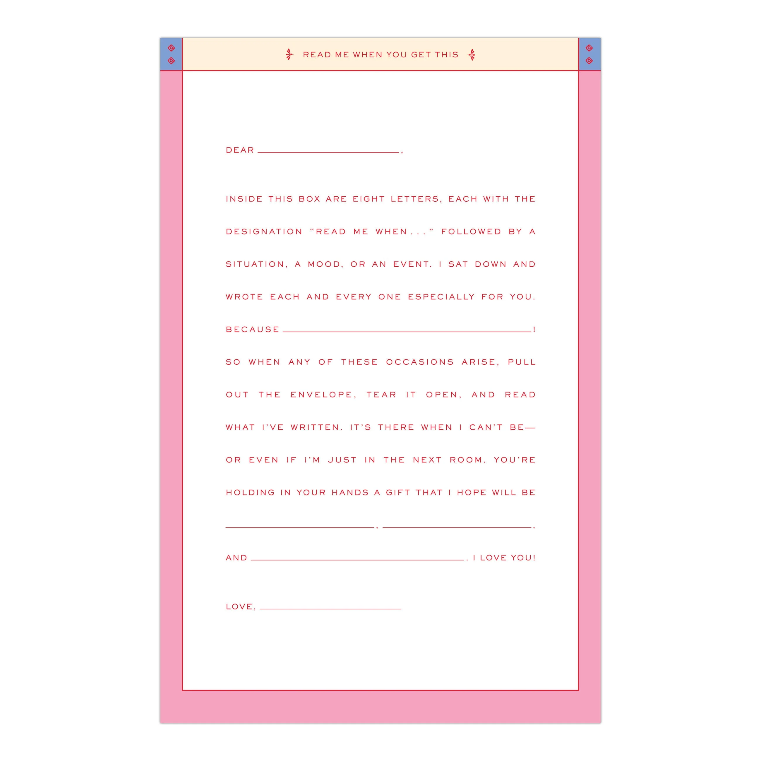 Letters to the Love of My Life Read Me When Box - Image 6