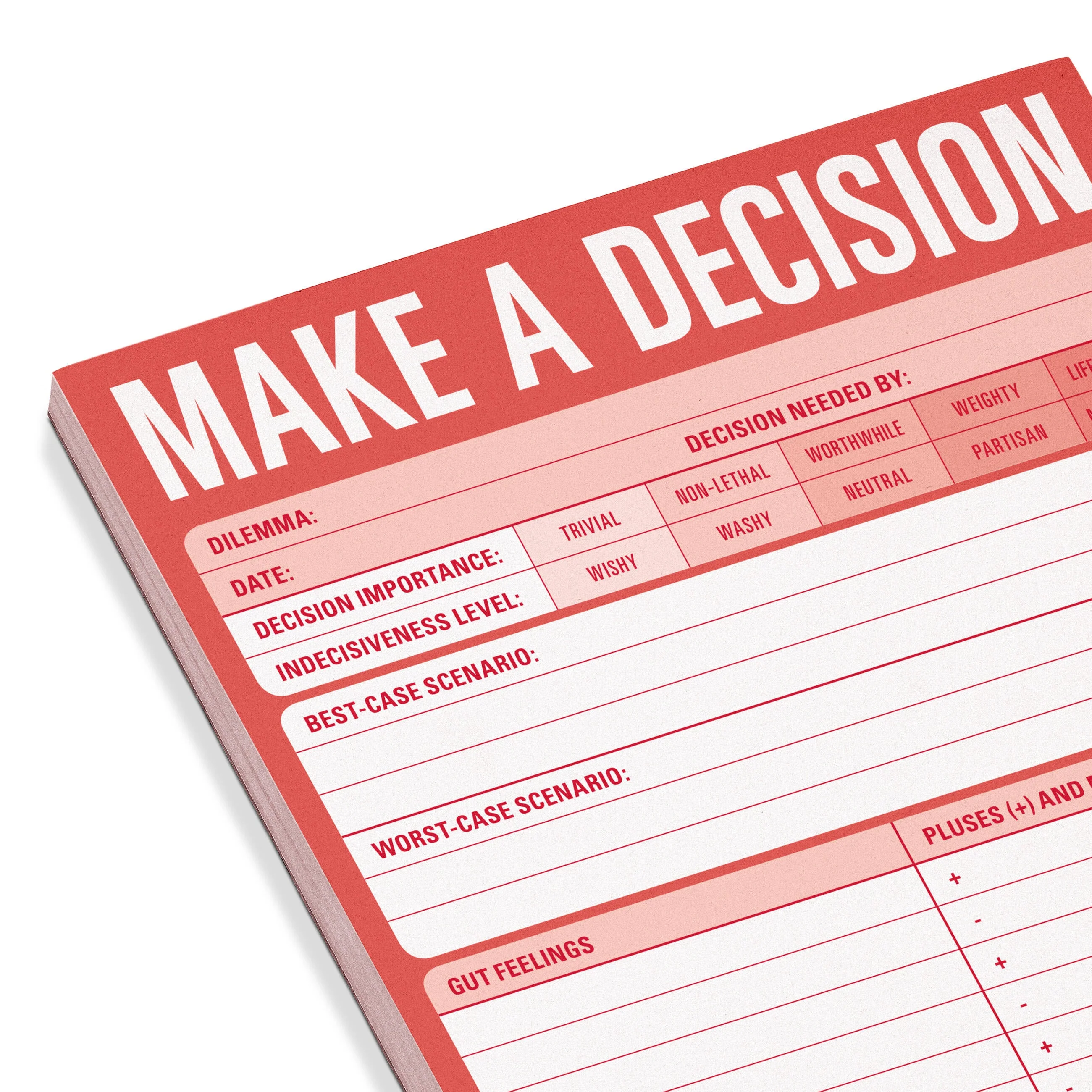 Make a Decision Pad (Red) - Image 3