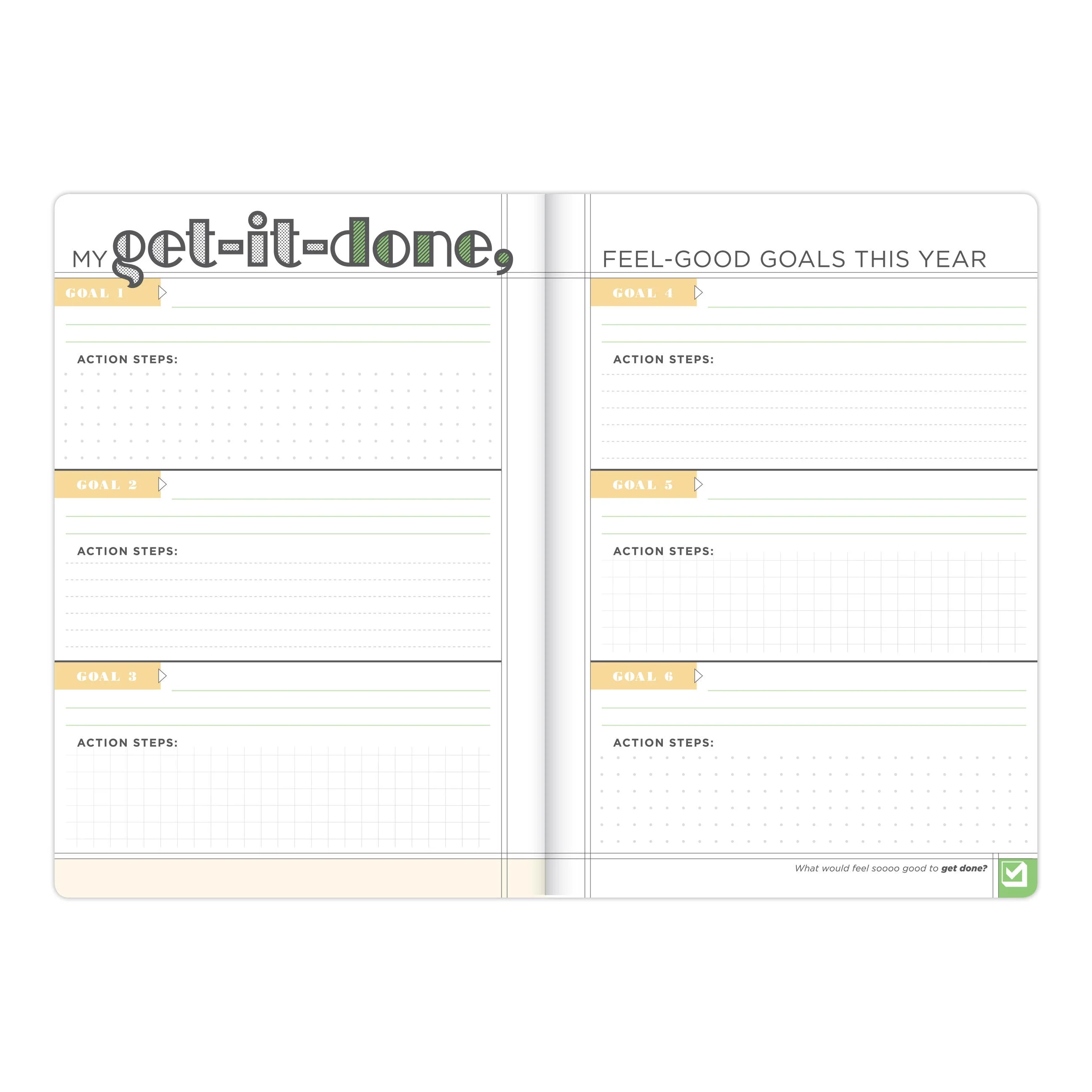 Make a Plan Undated Planner and Weekly Agenda Notebook - Image 4