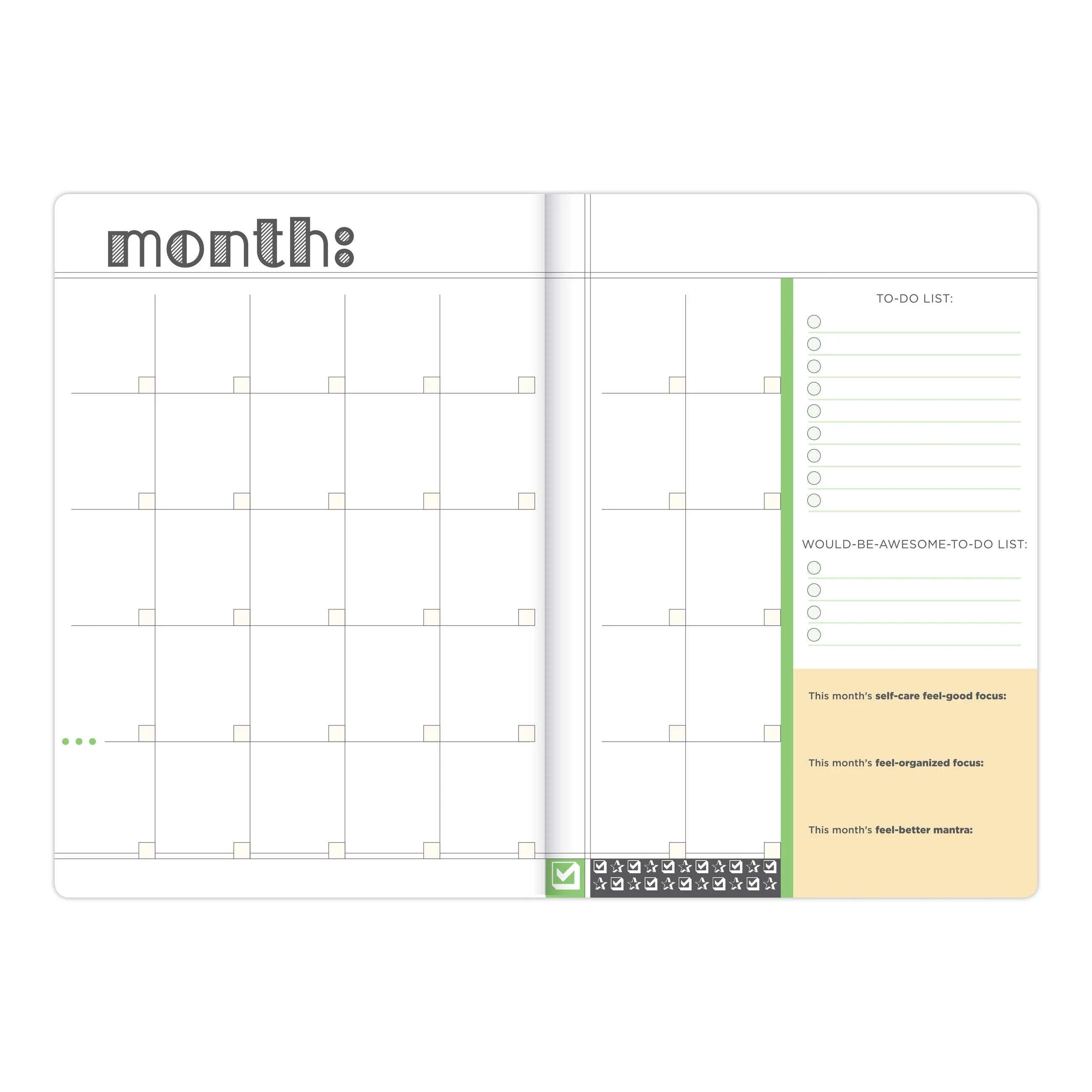 Make a Plan Undated Planner and Weekly Agenda Notebook - Image 5