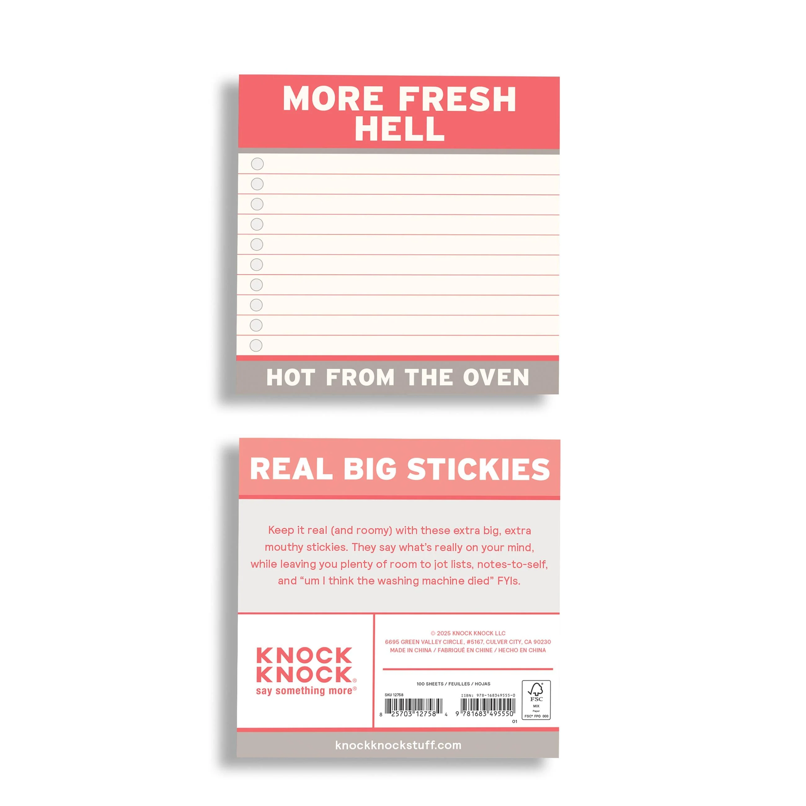 More Fresh Hell Real Big Stickies - Image 3