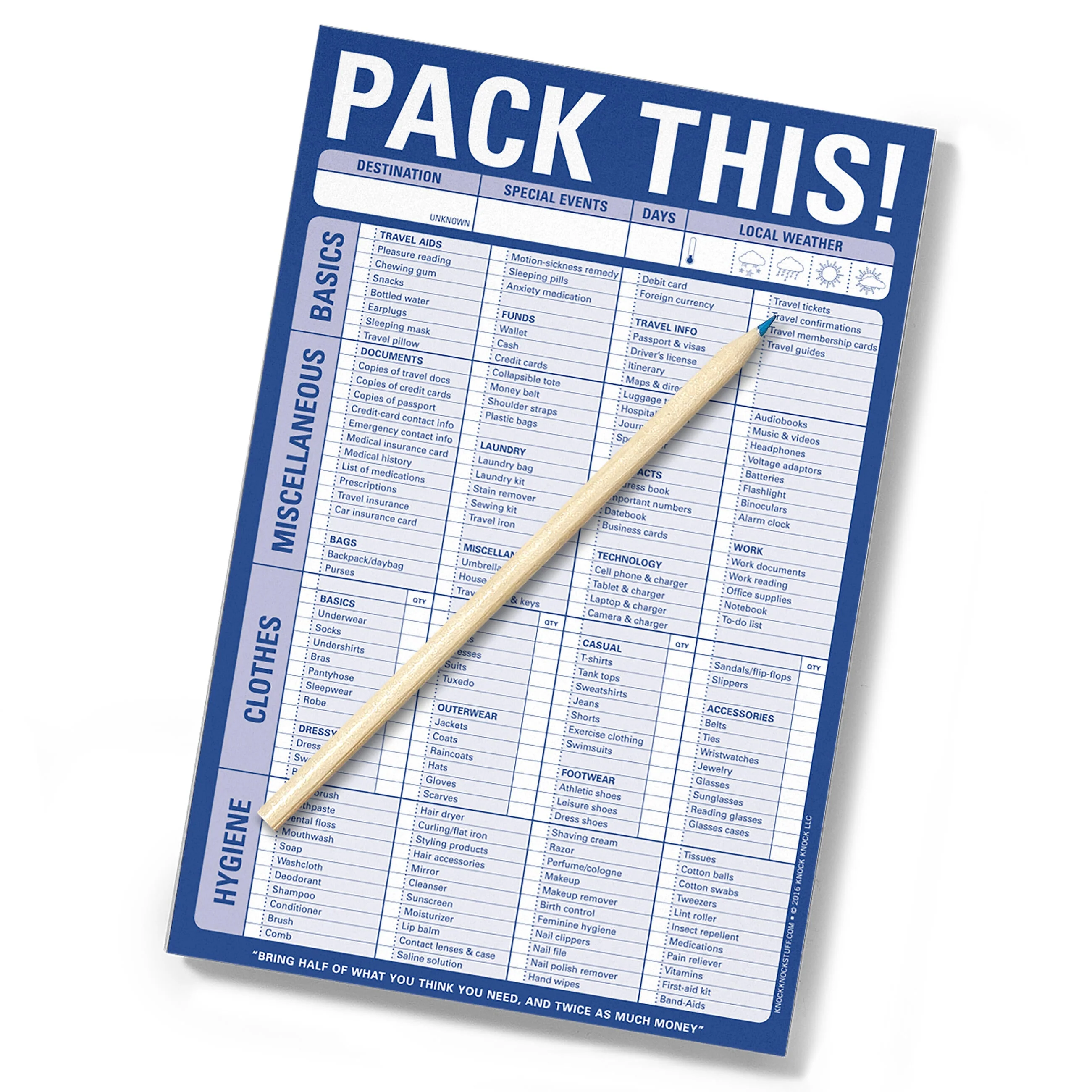 Pack This! Pad (Blue) - Image 6