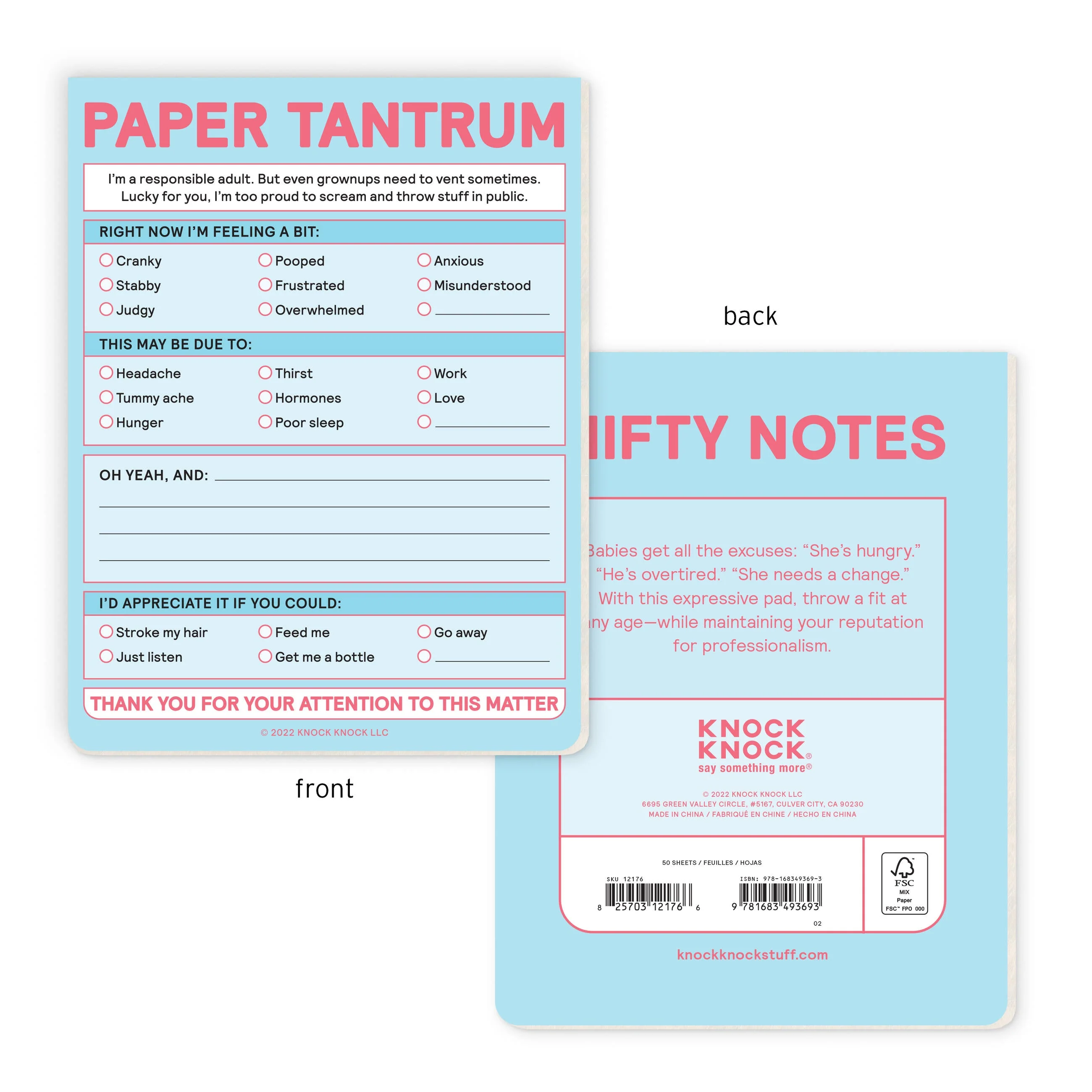 Paper Tantrum Nifty Note Pad (Pastel Version) - Image 2