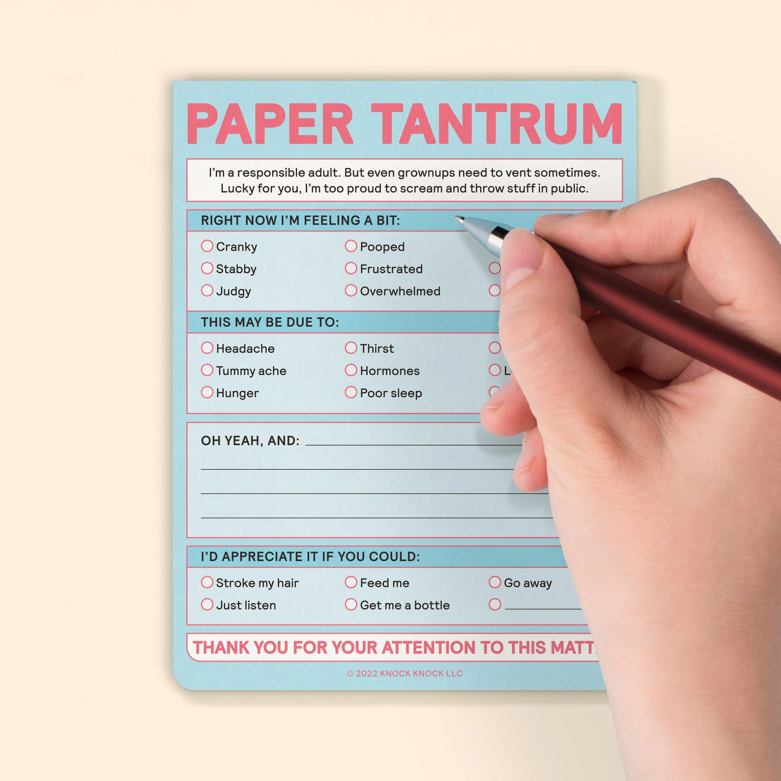 Paper Tantrum Nifty Note Pad (Pastel Version) - Image 5