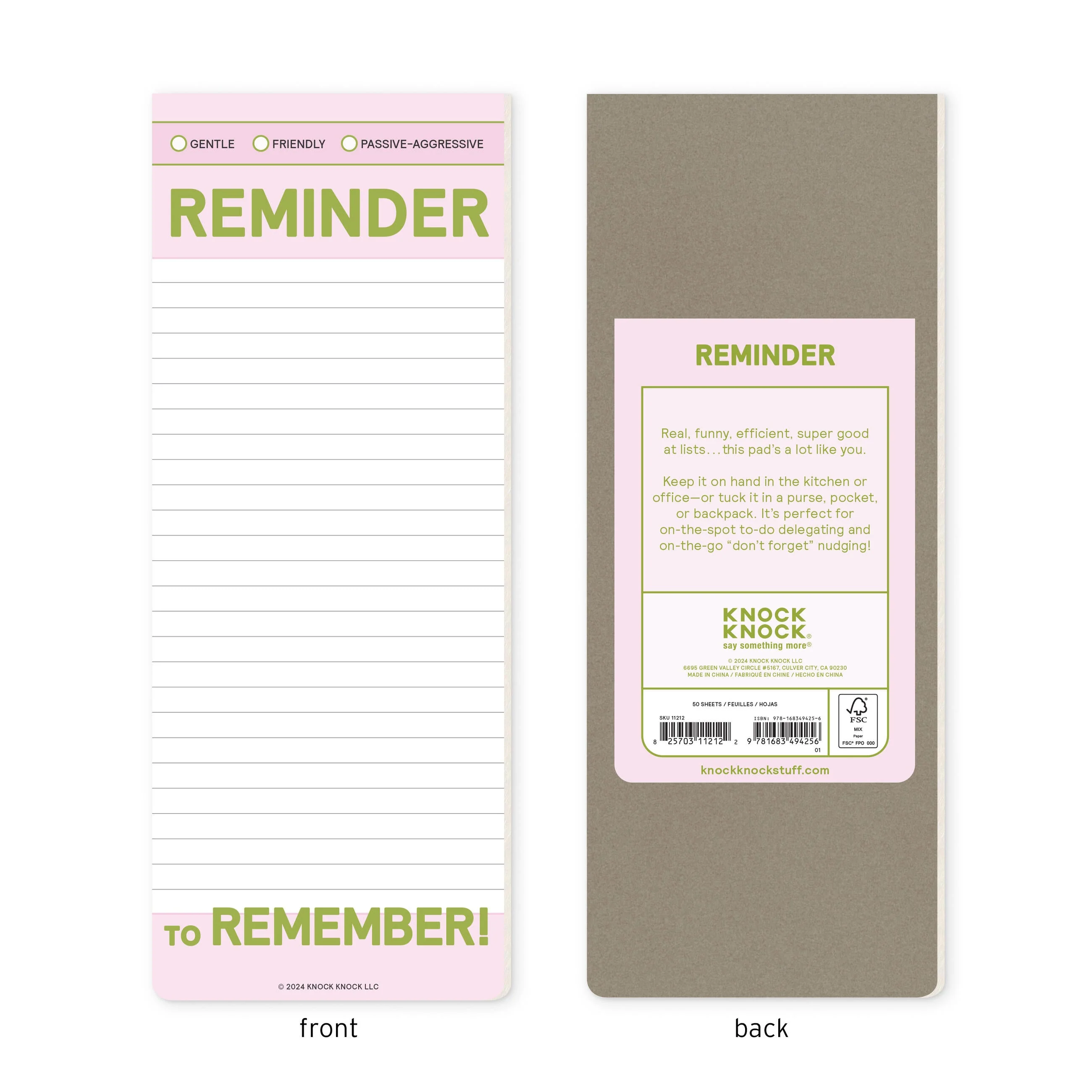 Reminder to Remember Make-a-List Pad - Image 2