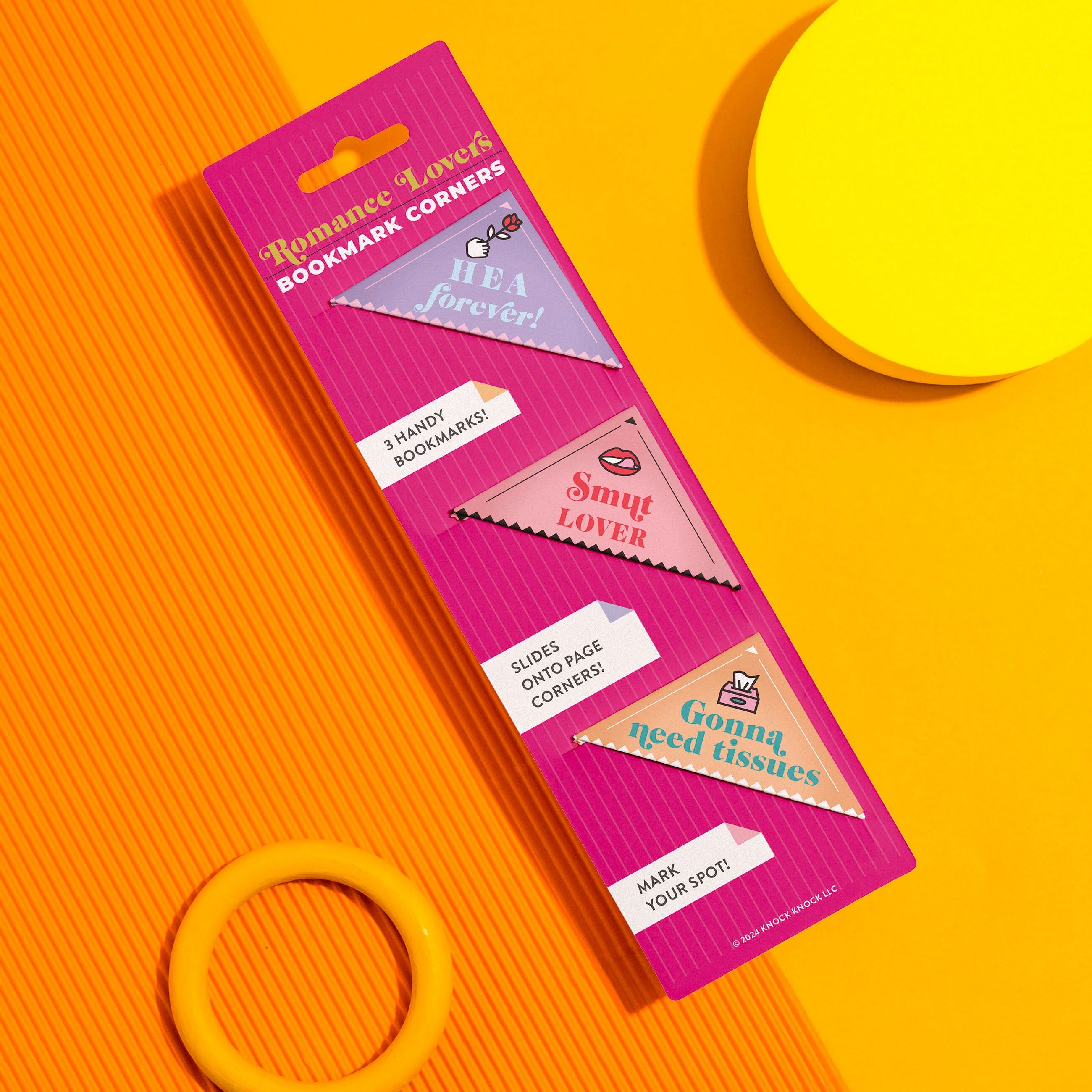 Romance Lovers Bookmark Corners, Set of 3 Unique Cardstock Bookmarks - Image 6