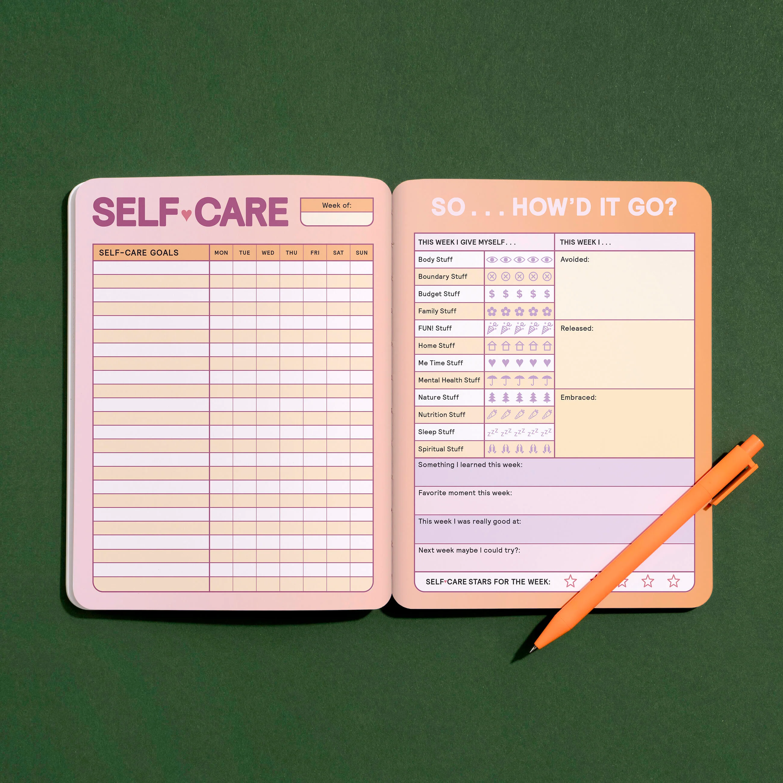 Self-Caring Myself Habit Tracker Journal - Image 3