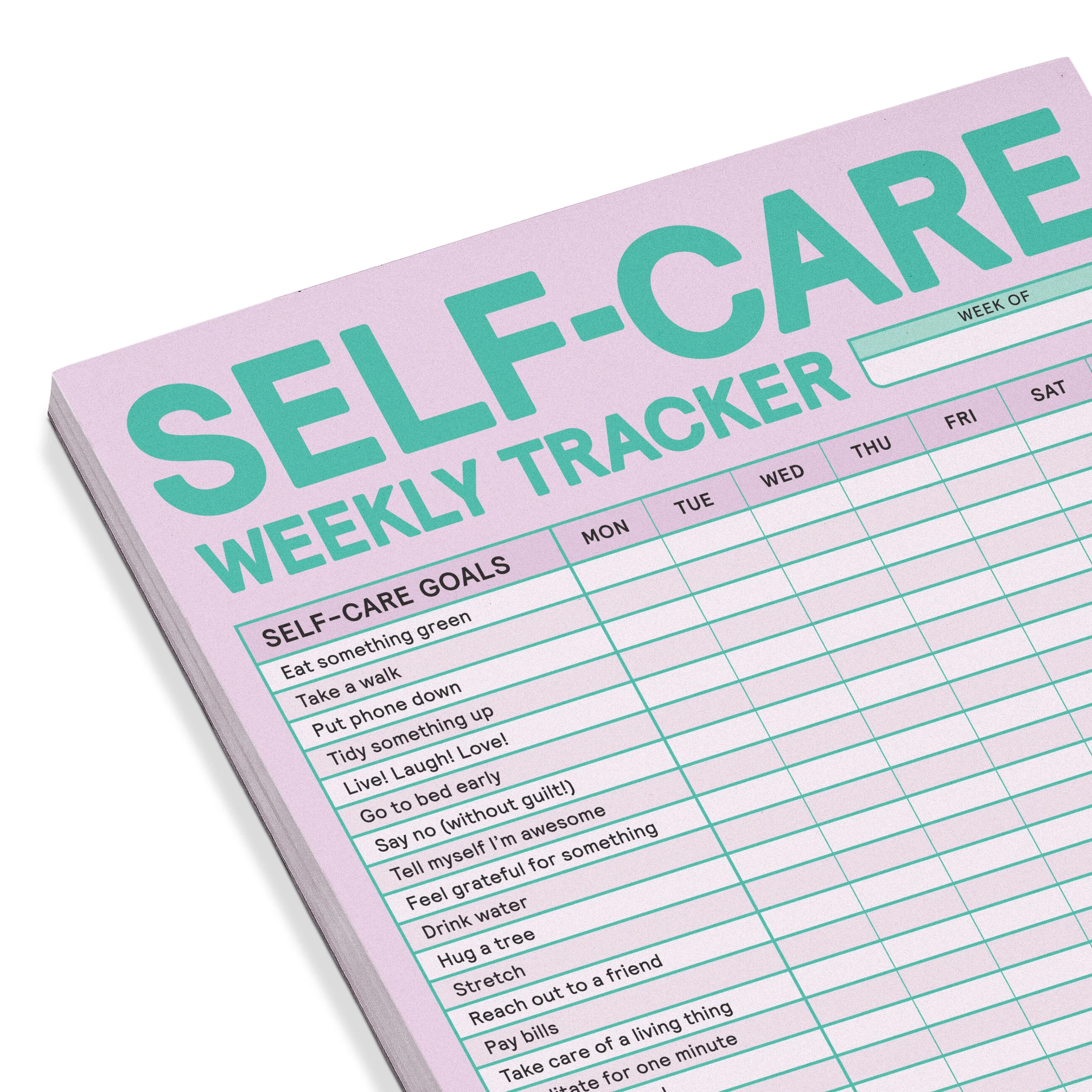 Self-Care Weekly Tracker Pad (Pastel Version) - Image 3
