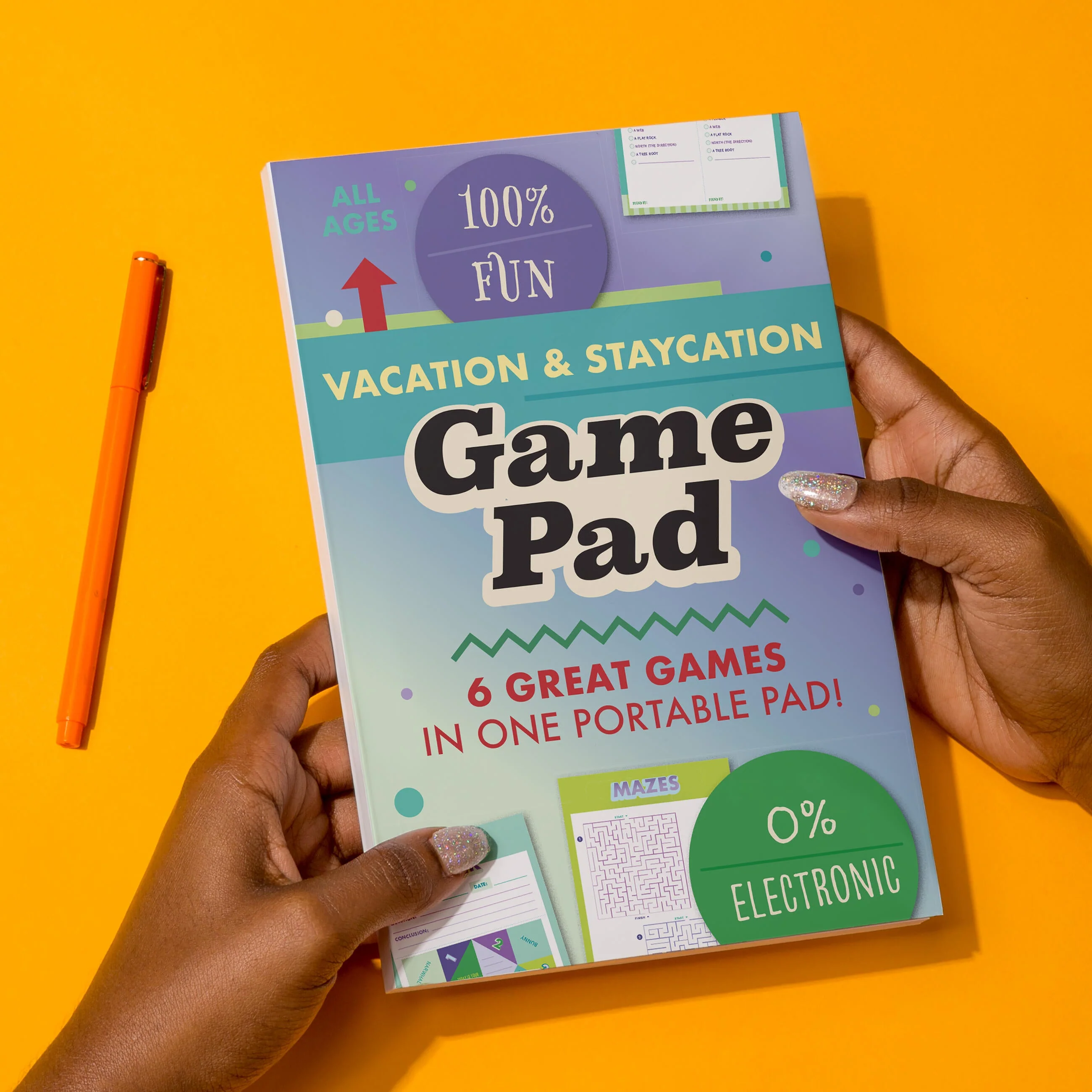 Vacation & Staycation On-The-Go Game Pad, Vacation & At-Home Activity Book for Kids - Image 7