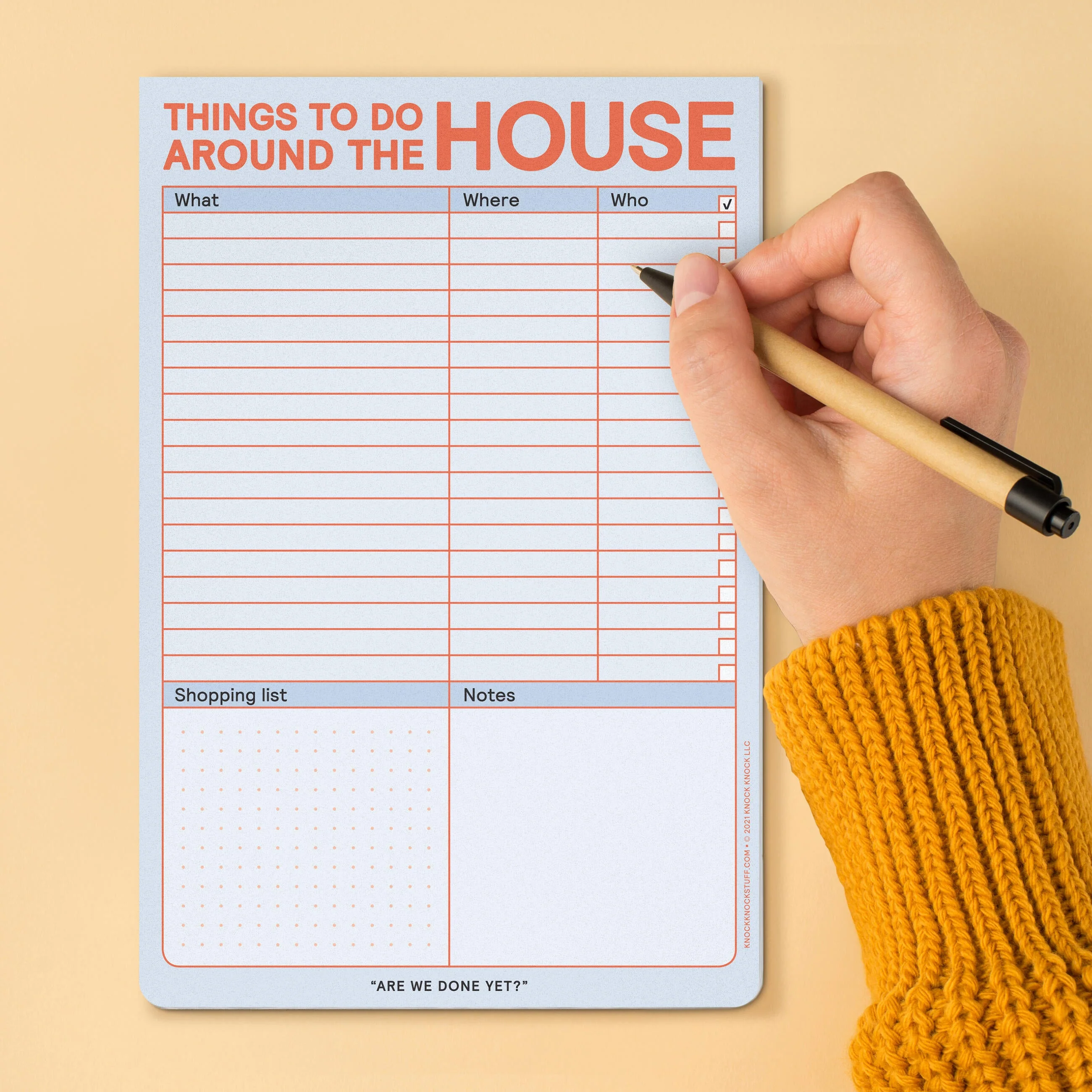 Things to Do Around the House Notepad with Magnet (Pastel Edition) - Image 5