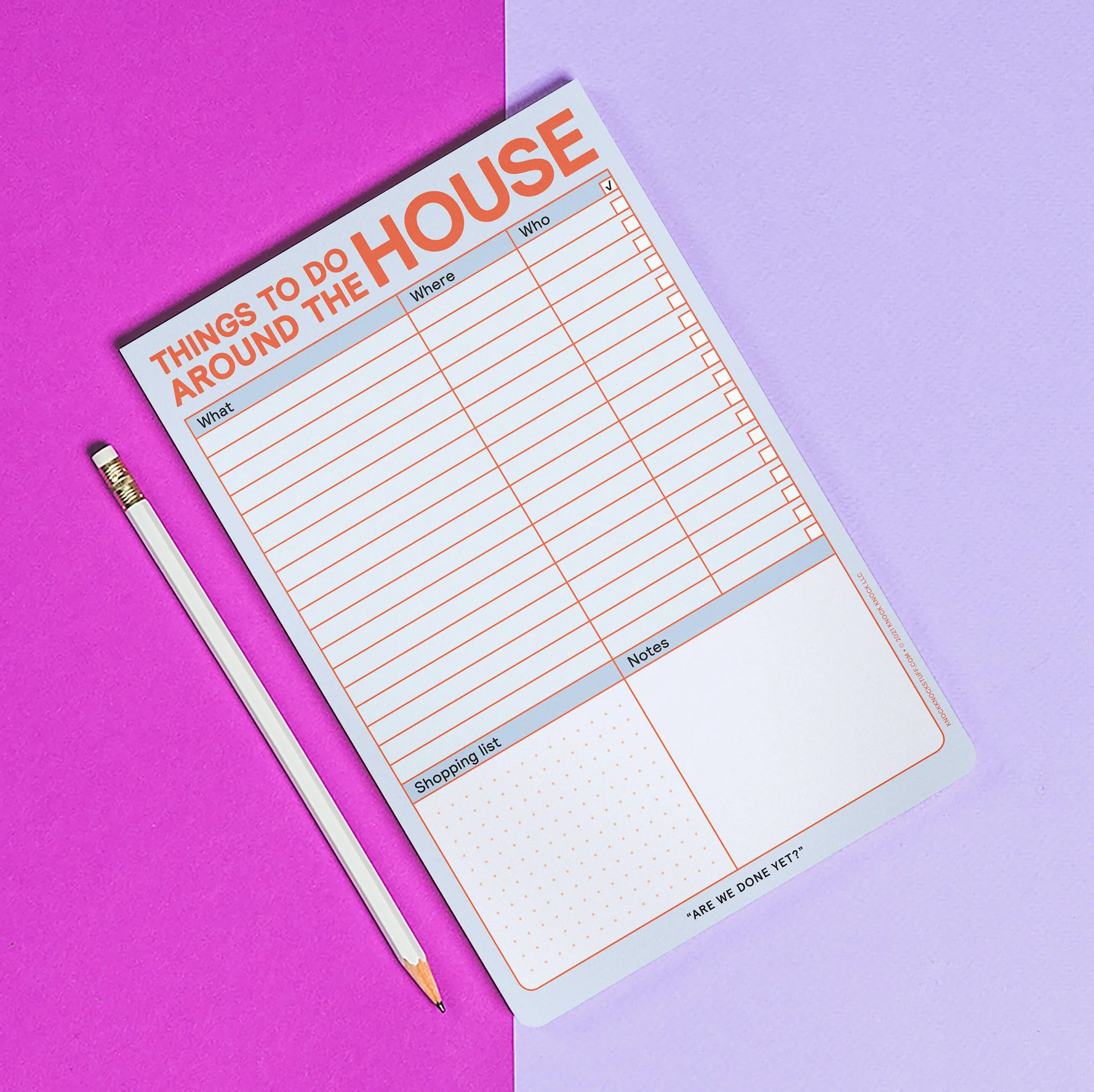Things to Do Around the House Notepad with Magnet (Pastel Edition) - Image 6