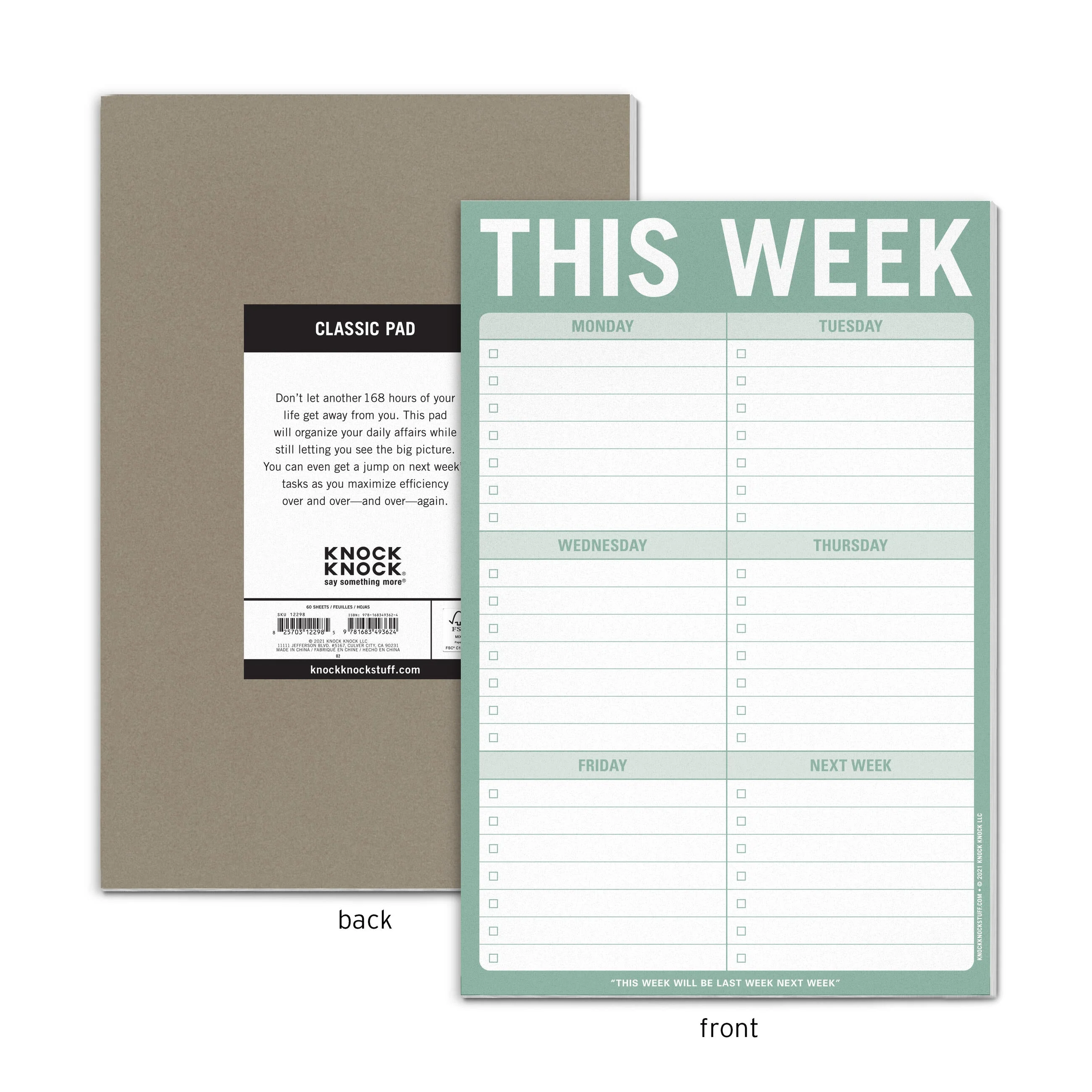 This Week Pad (Sage Green) - Image 2