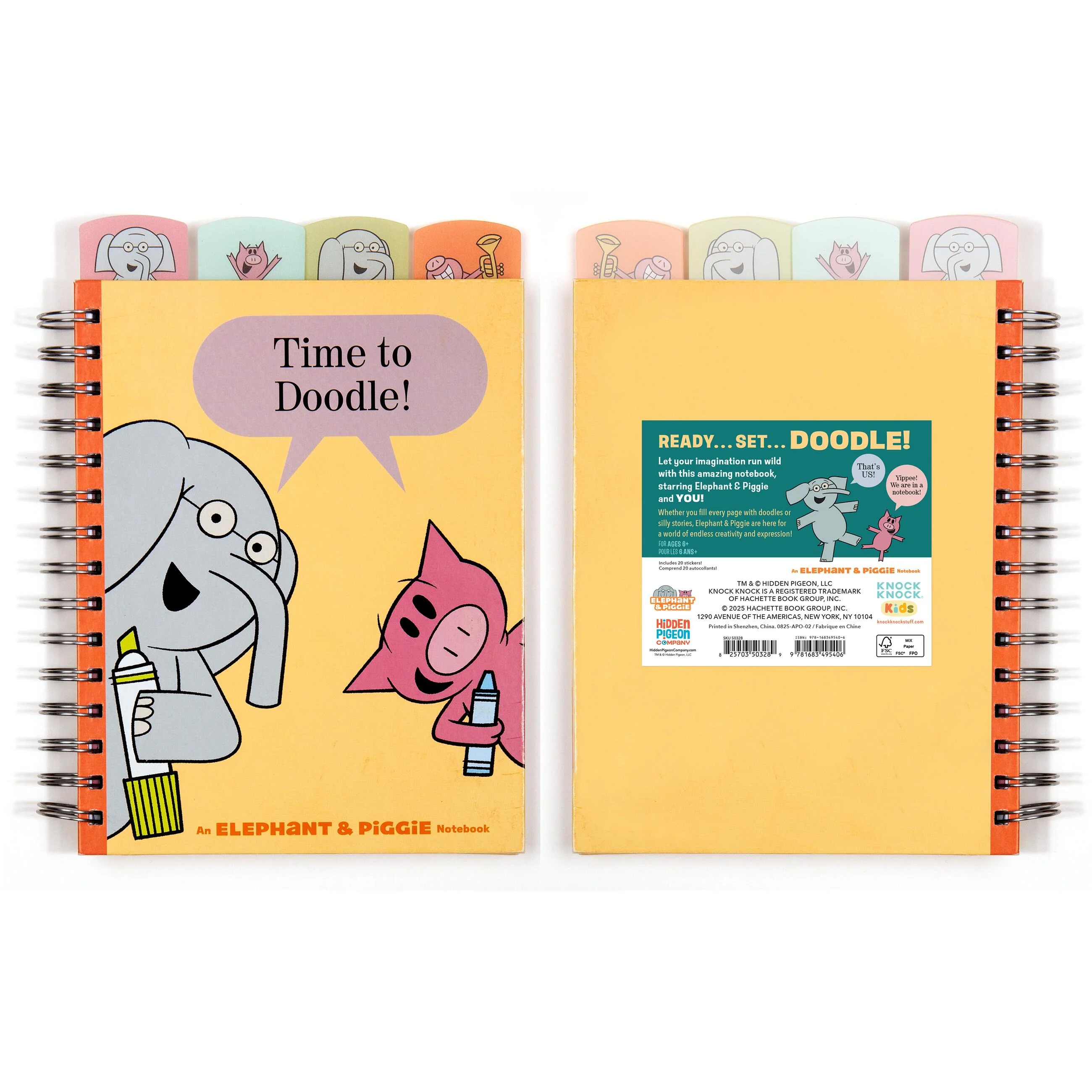 Time to Doodle! Notebook (Elephant & Piggie) - Image 2